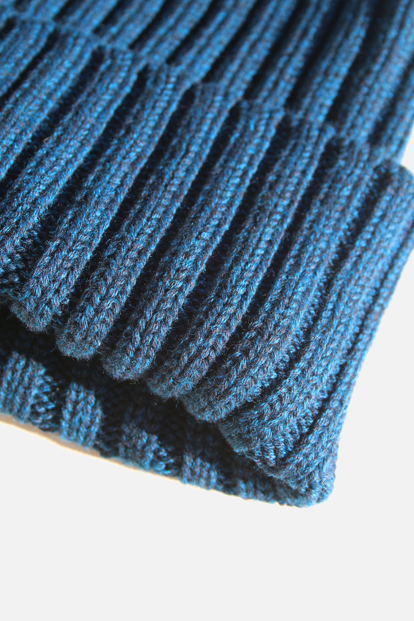 VOAAOV KNIT BEANIE - BLUE