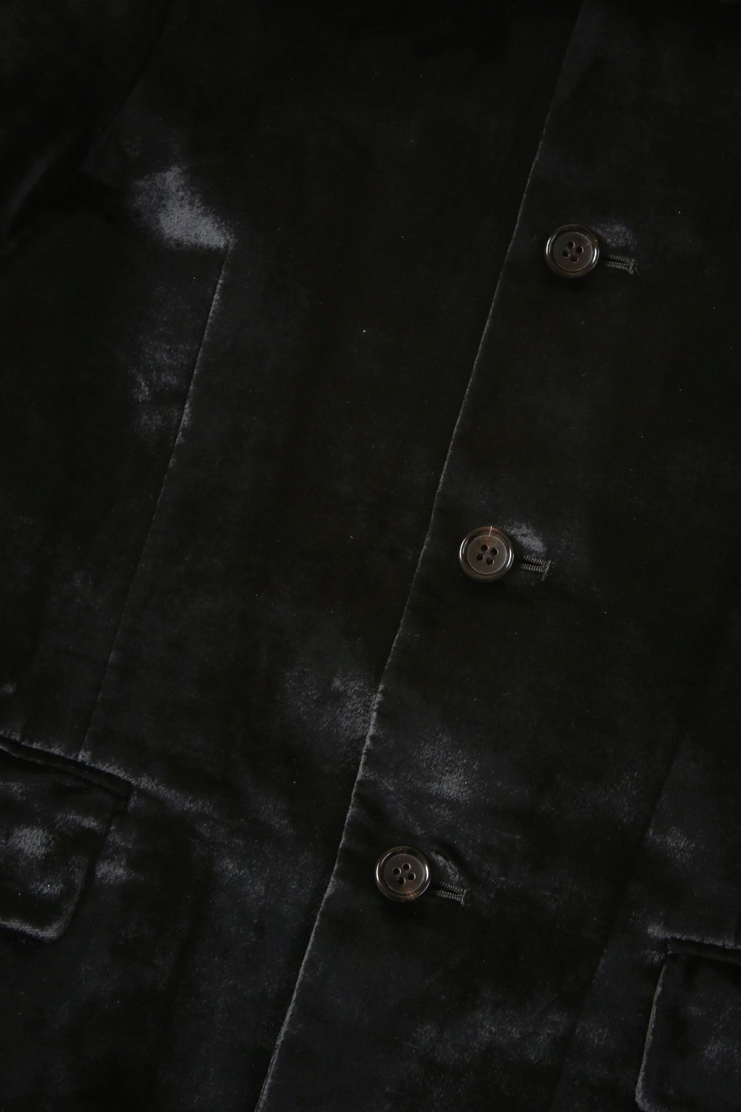 tricot COMME des GARÇONS RAYON VELVET JACKET BLACK