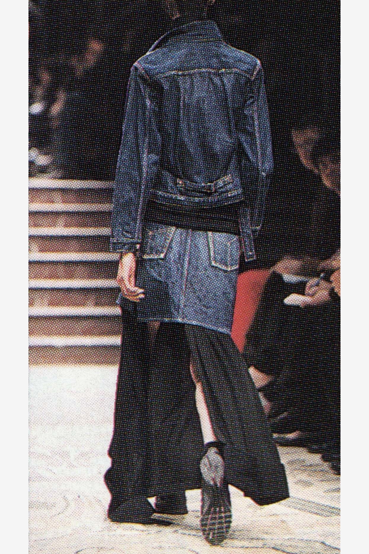 Yohji Yamamoto FEMME DENIM JACKET BLACK