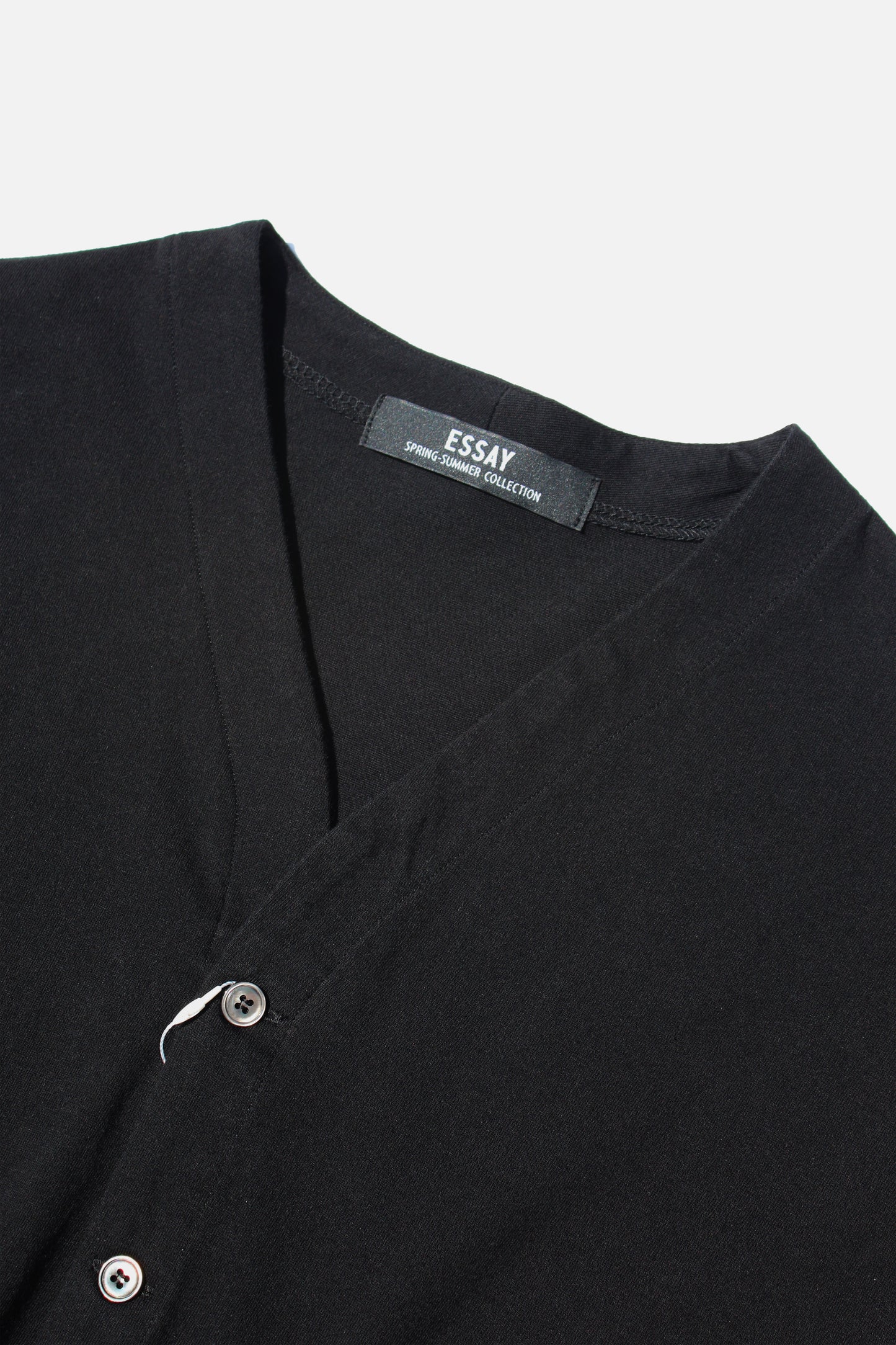 ESSAY HENRY JERSEY SHIRT - BLACK