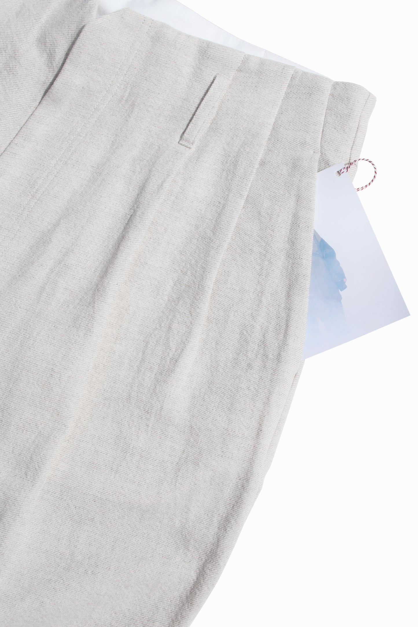 EDWINA HÖRL HOSE <3-FALTEN SCHÖN> - OFF WHITE