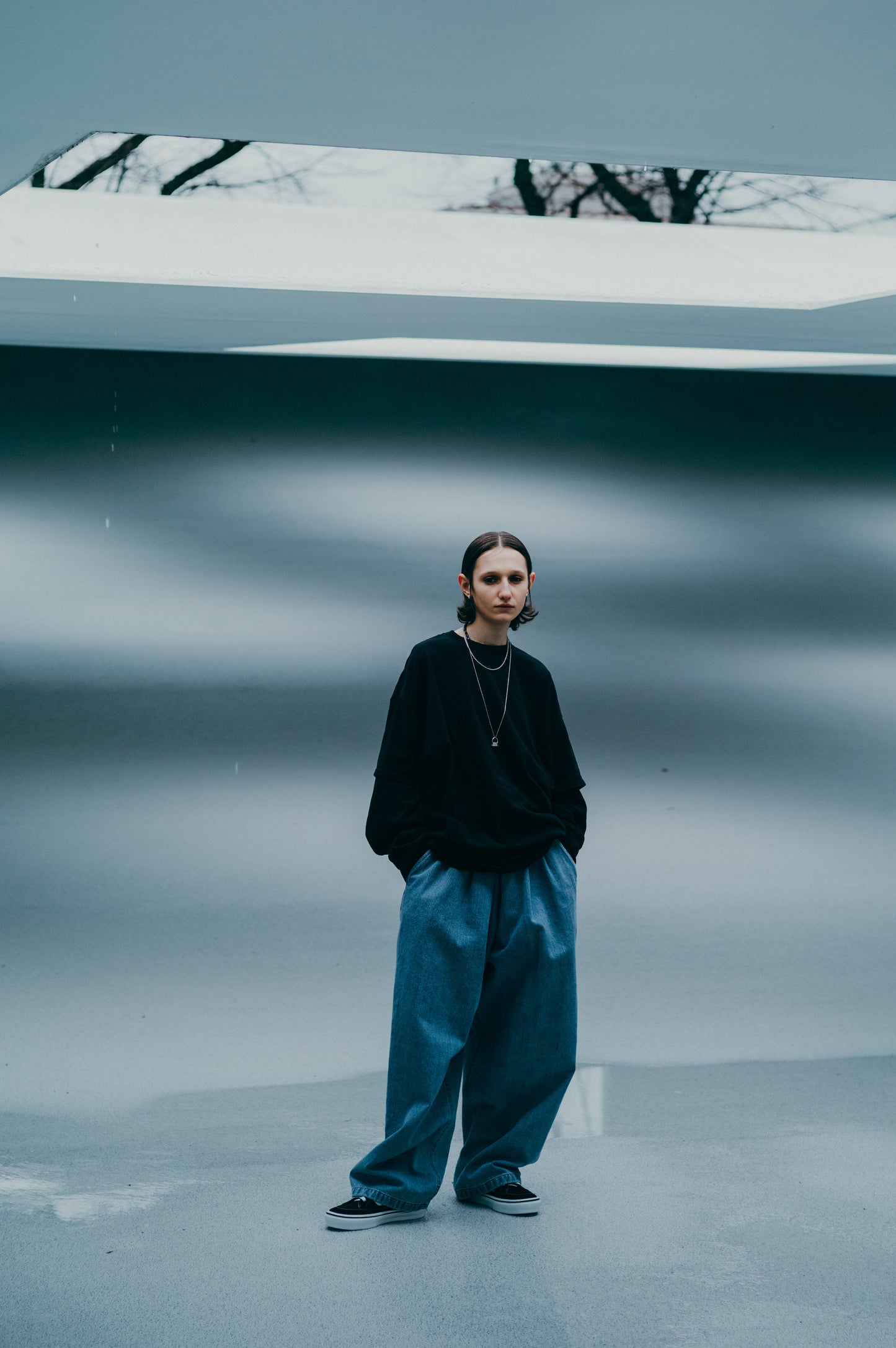 ESSAY HAKAMA DENIM PANTS