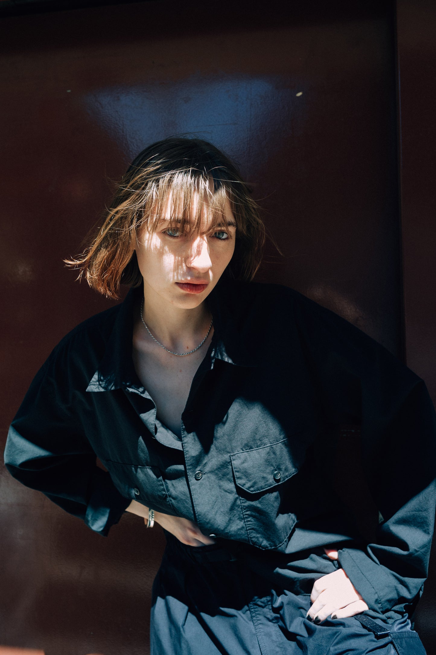 ESSAY CPO SHIRT - BLACK