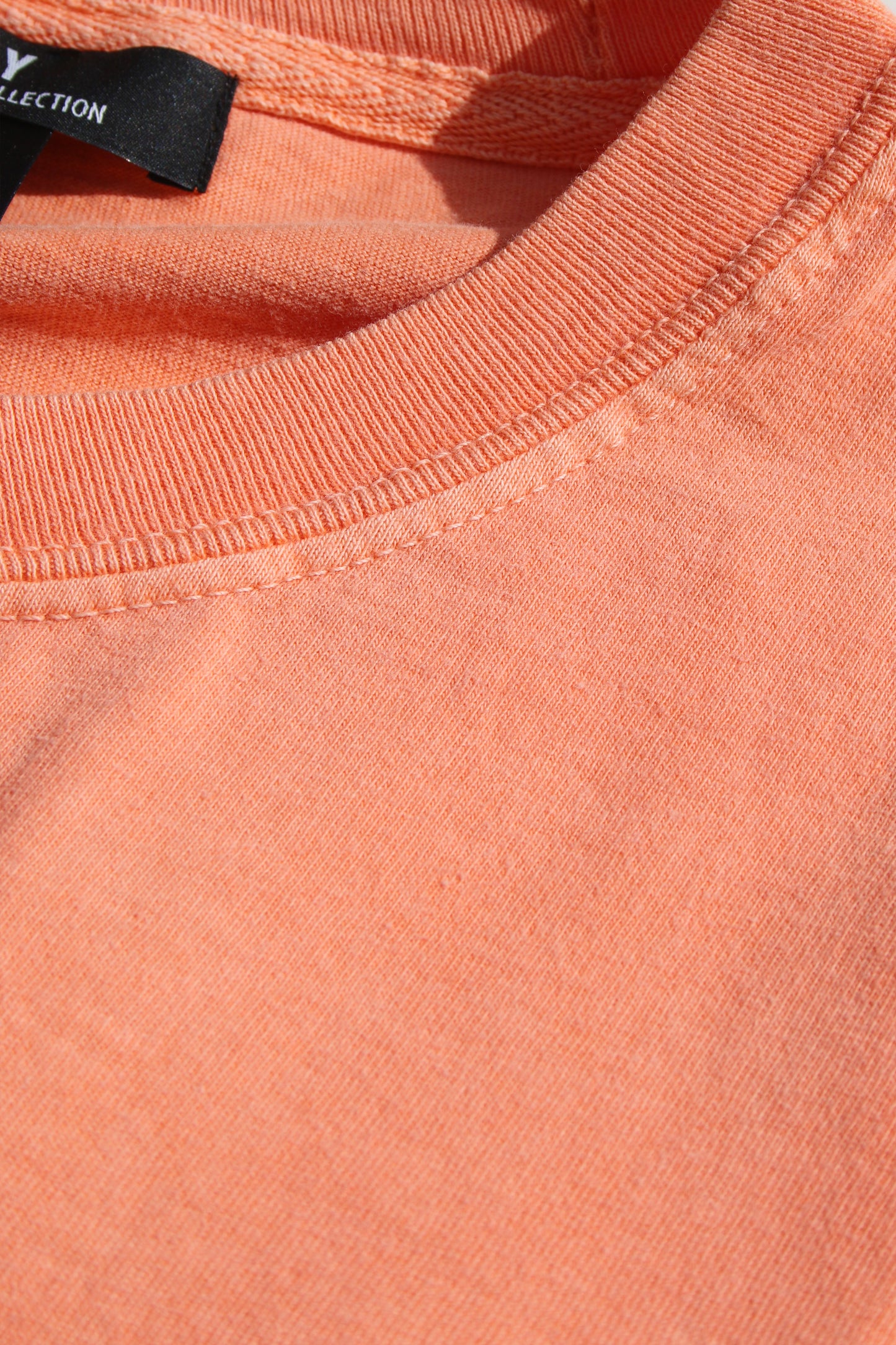ESSAY PIGMENT S/S T-SHIRT - ORANGE