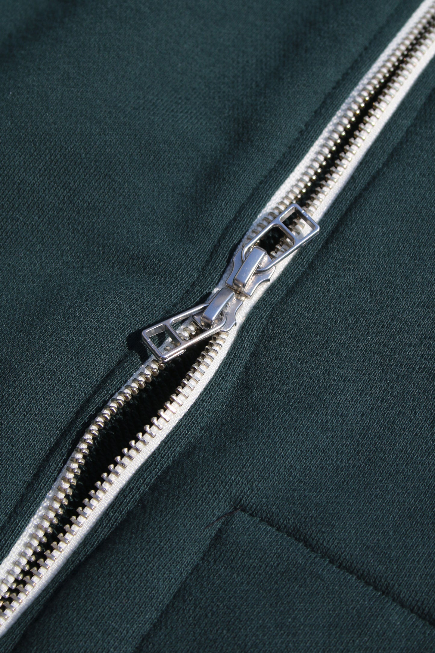 MY BEAUTIFUL LANDLET 30/7 TIGHT TENSION FLEECE FABRIC ZIP SWEAT HOODIE