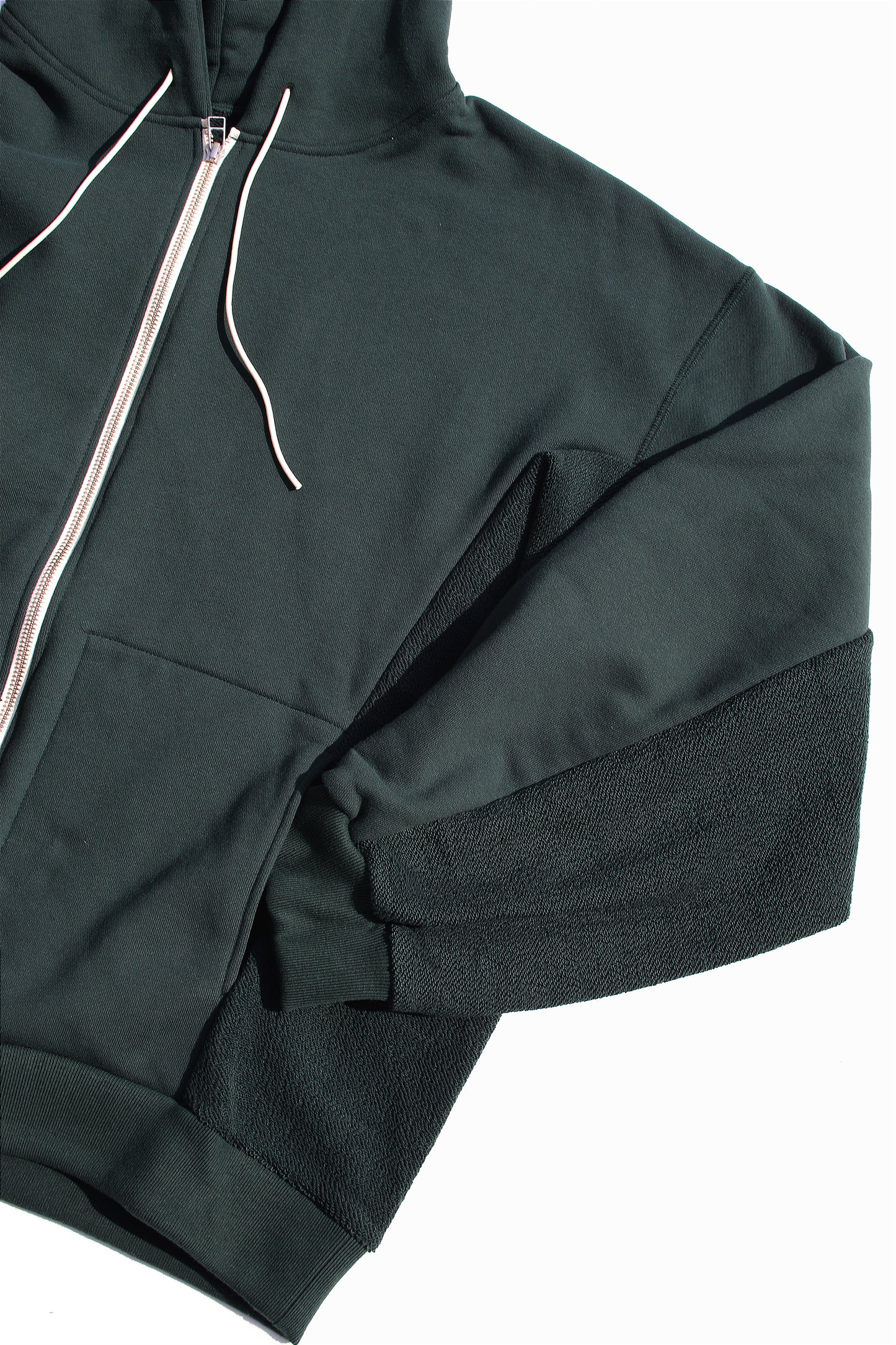 MY BEAUTIFUL LANDLET 30/7 TIGHT TENSION FLEECE FABRIC ZIP SWEAT HOODIE