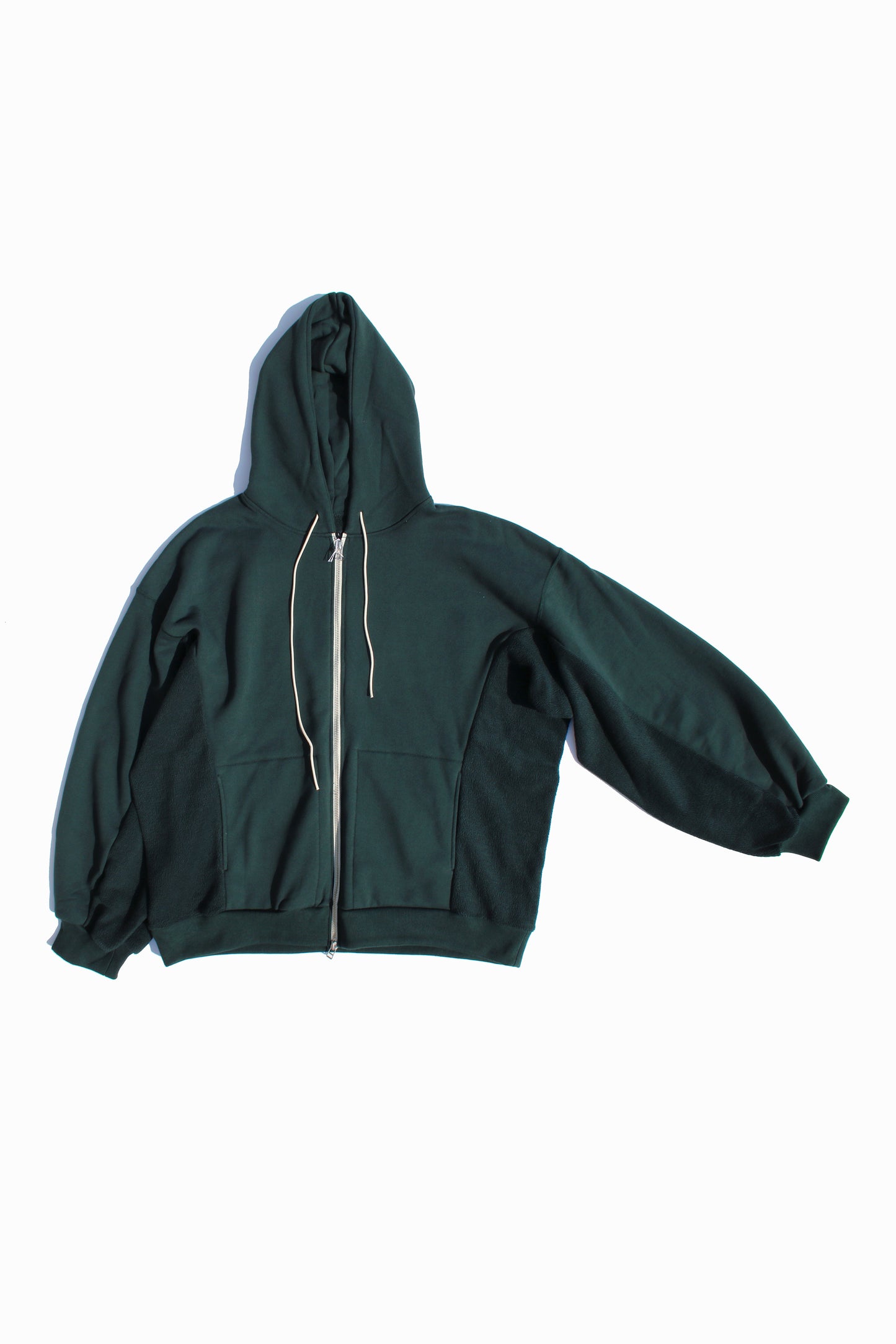 MY BEAUTIFUL LANDLET 30/7 TIGHT TENSION FLEECE FABRIC ZIP SWEAT HOODIE