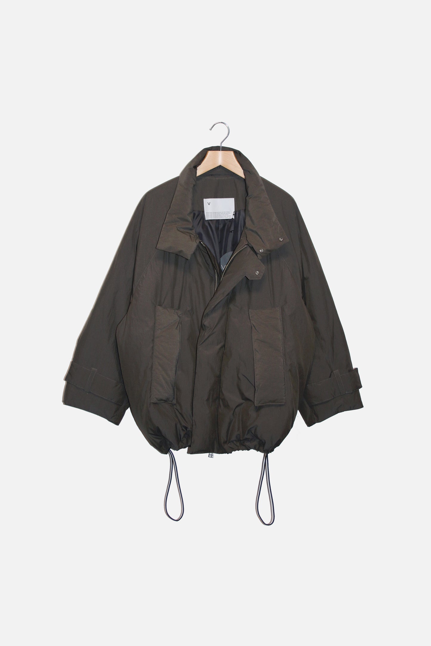 VOAAOV BRIGHT TASLAN DOWN JACKET - CHARCOAL