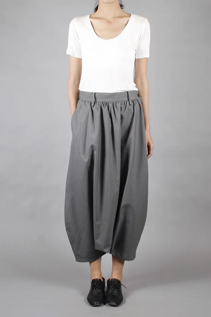 LIMI feu STRIPED SAROUEL PANTS