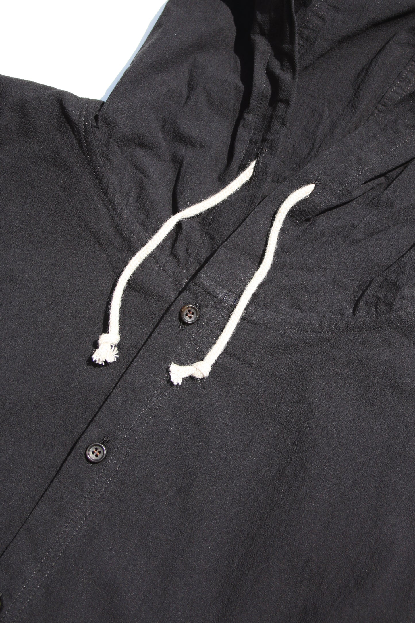BASISBROEK JALLET SHIRT HOODIE - BLACK