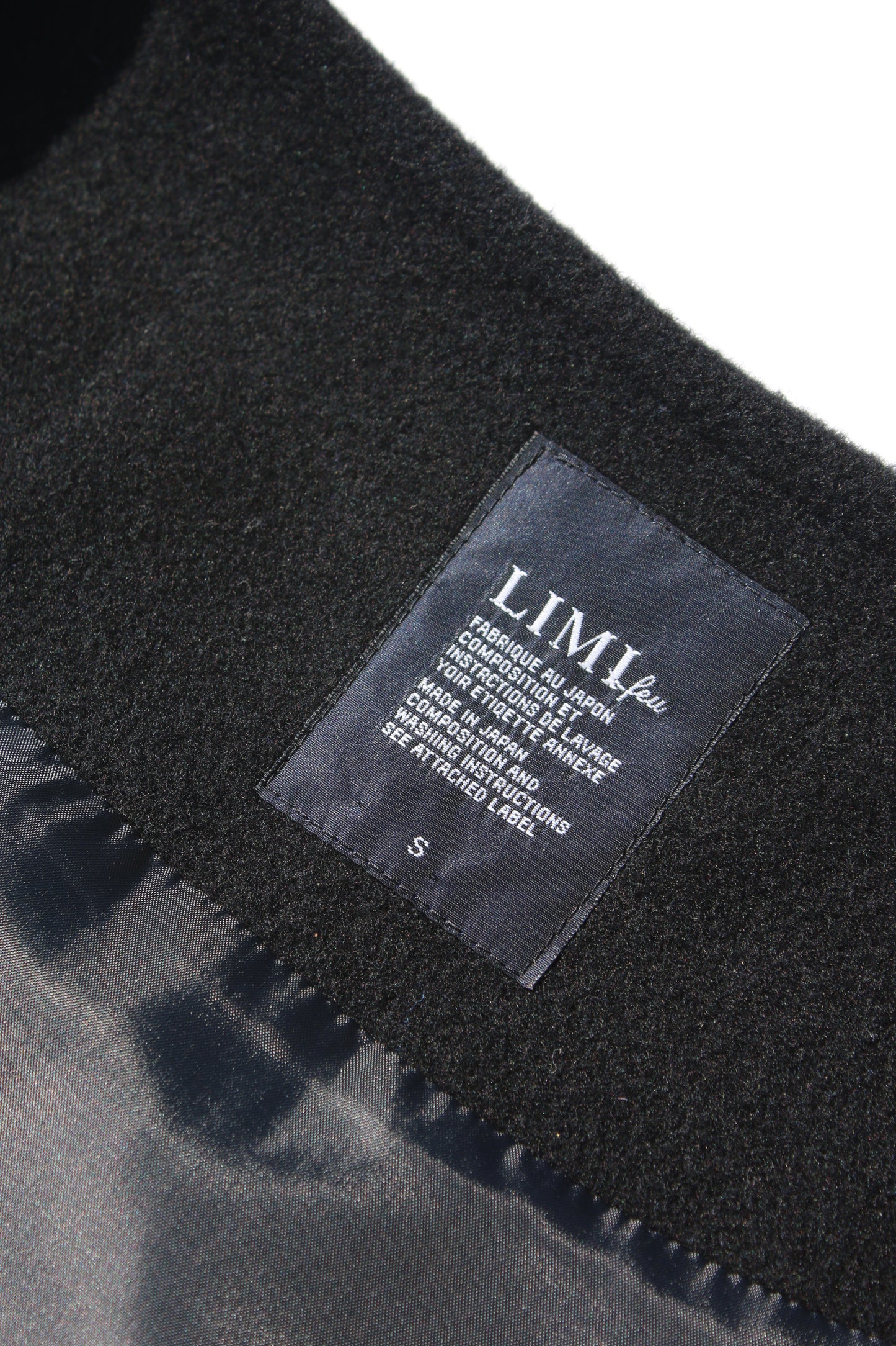 LIMI feu SNAP-BUTTON COAT BLACK