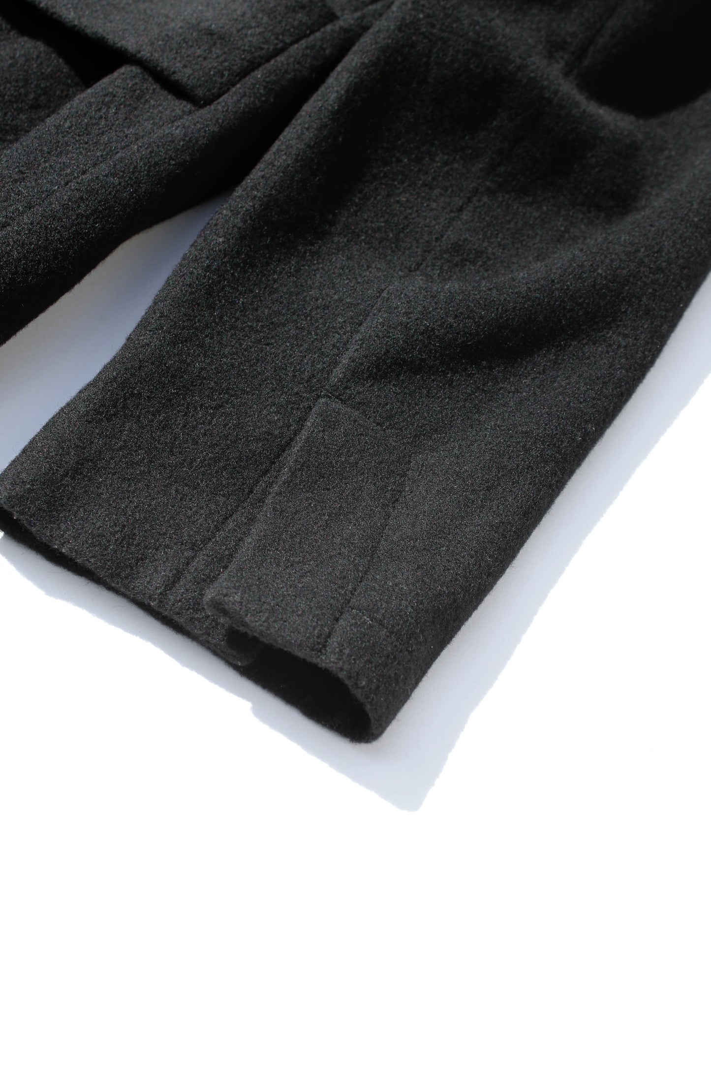 LIMI feu SNAP-BUTTON COAT BLACK