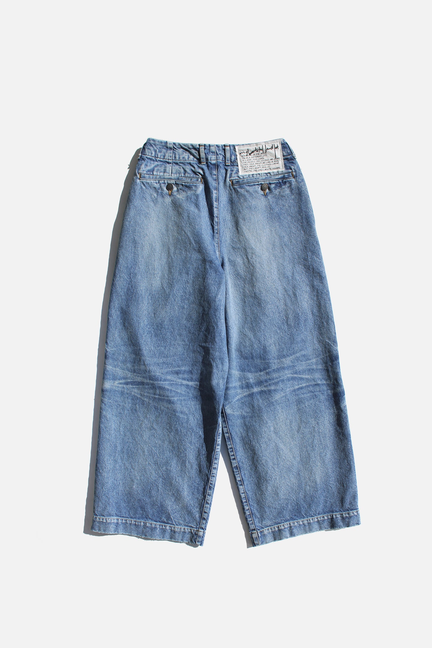 MY BEAUTIFUL LANDLET DENIM PANTS