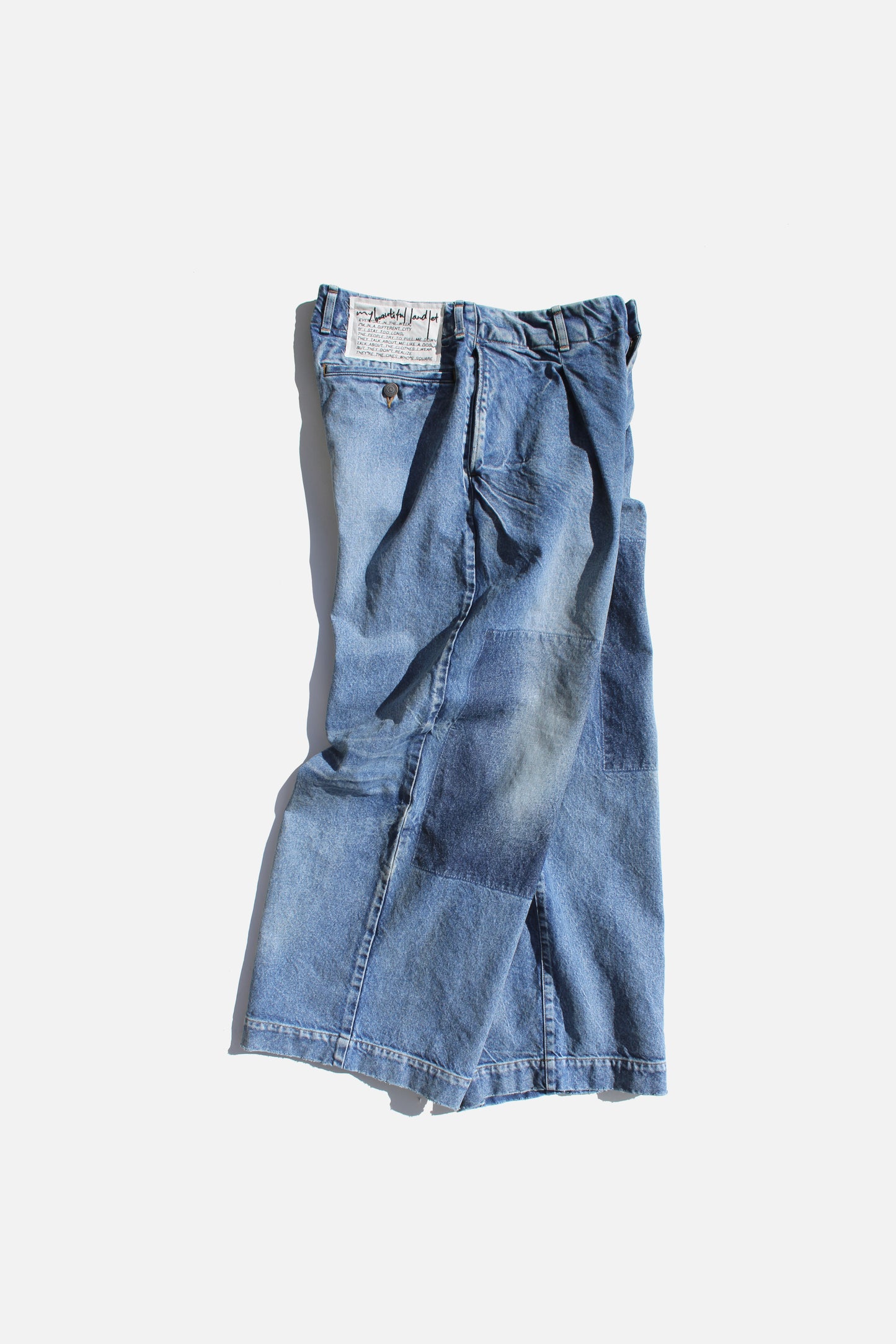 MY BEAUTIFUL LANDLET DENIM PANTS