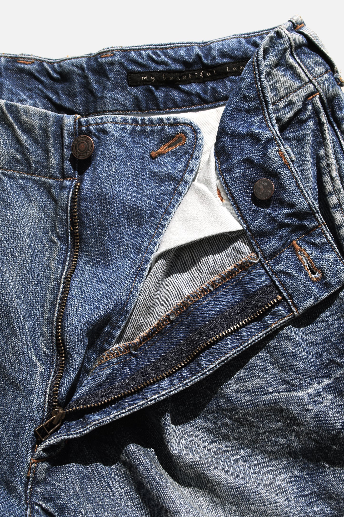MY BEAUTIFUL LANDLET DENIM PANTS