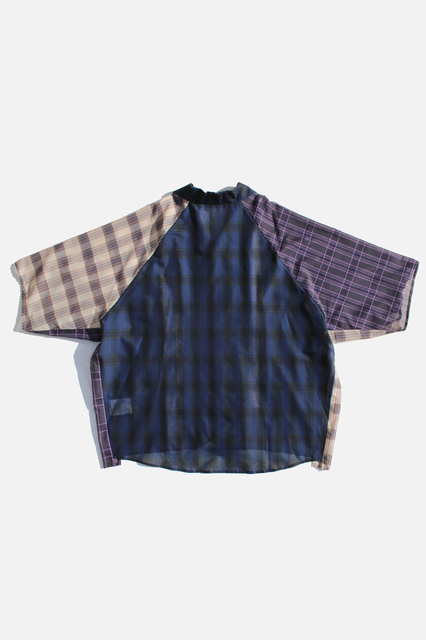 MY BEAUTIFUL LANDLET ORGANDY CHECK SS SHIRT