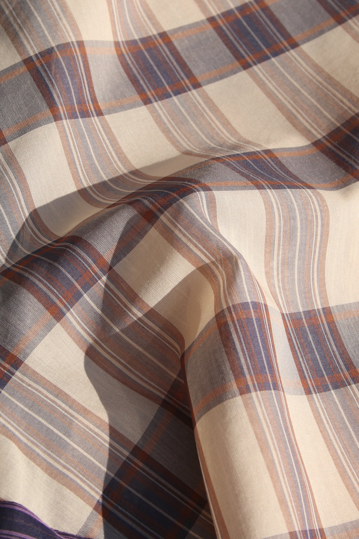 MY BEAUTIFUL LANDLET ORGANDY CHECK SS SHIRT