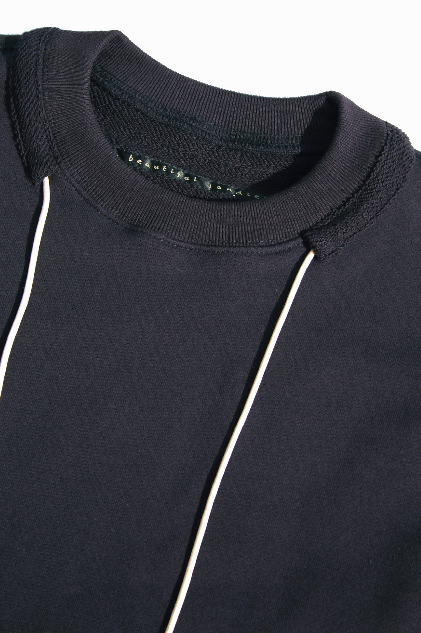MY BEAUTIFUL LANDLET 30/7 TIGHT TENSION FLEECE FABRIC CREWNECK SWEAT