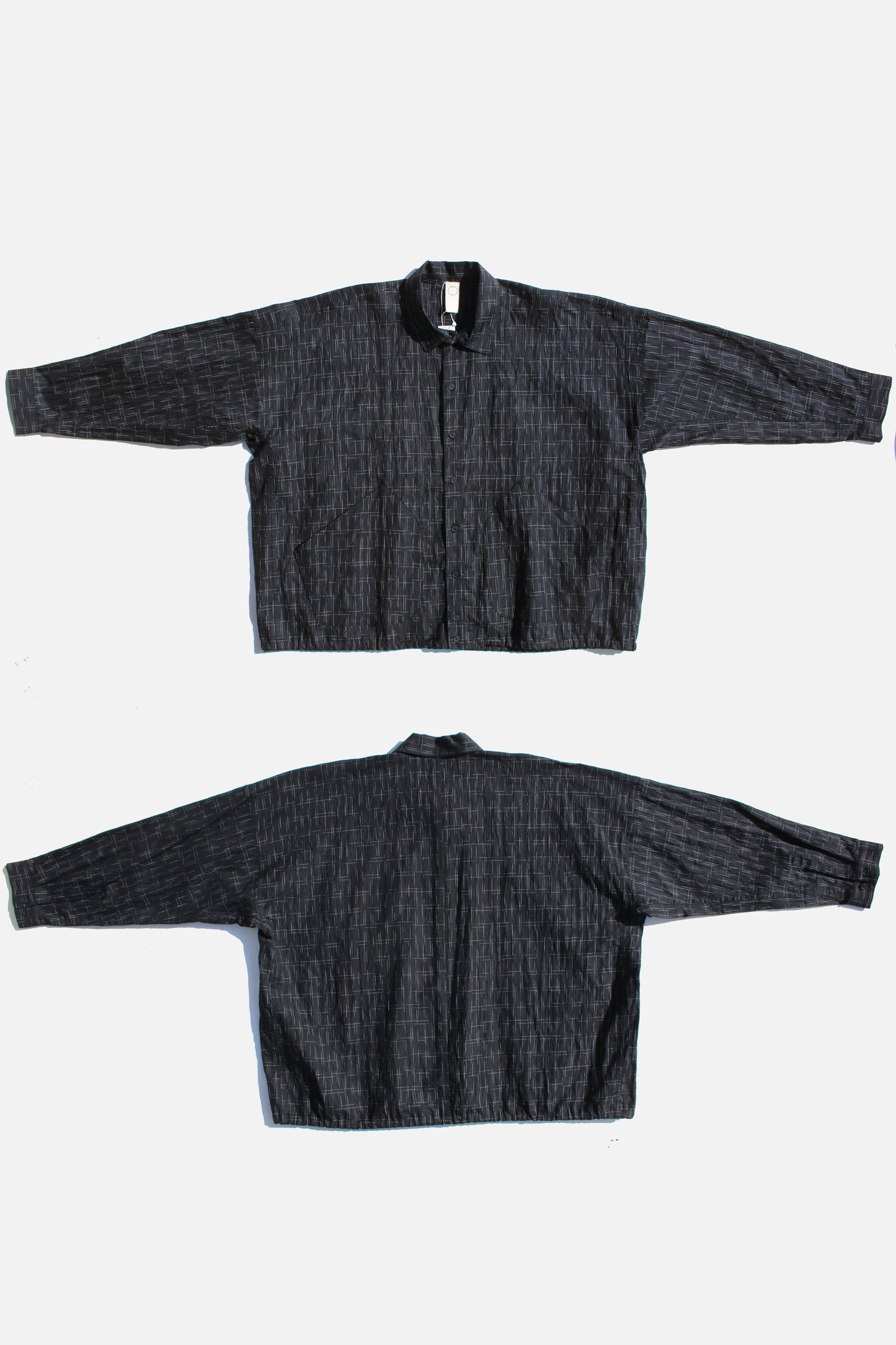 O PROJECT FINE KASURI SHIRTING BALLOON SHIRT
