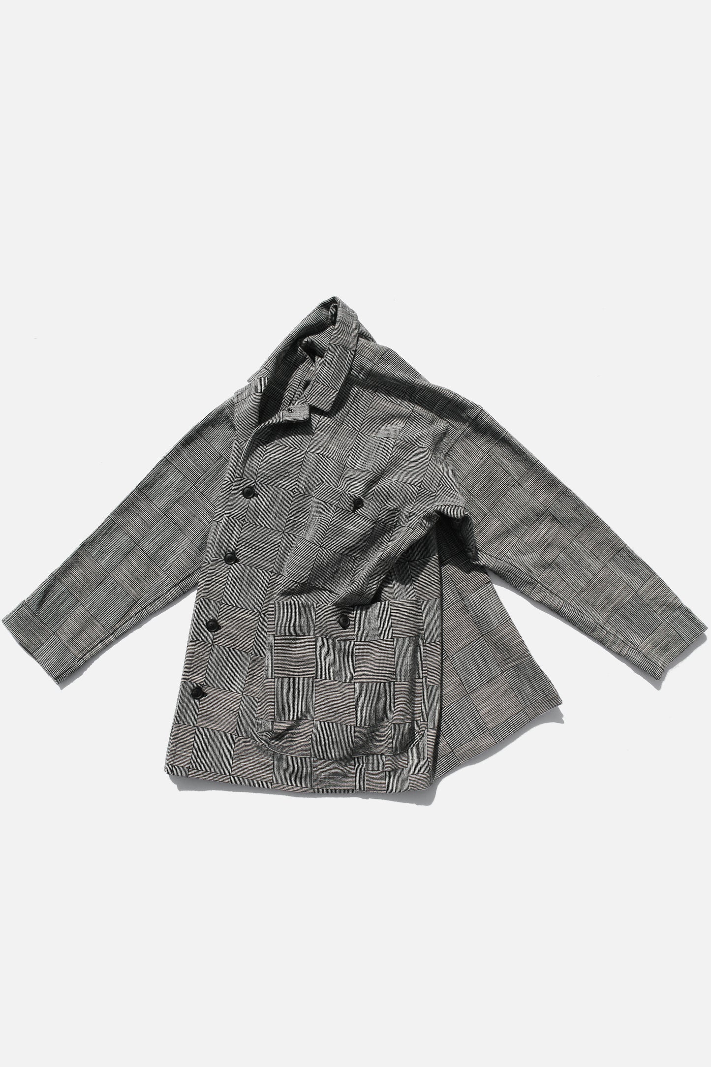 O PROJECT BLOCK STRIPE CLOTH BLAZER