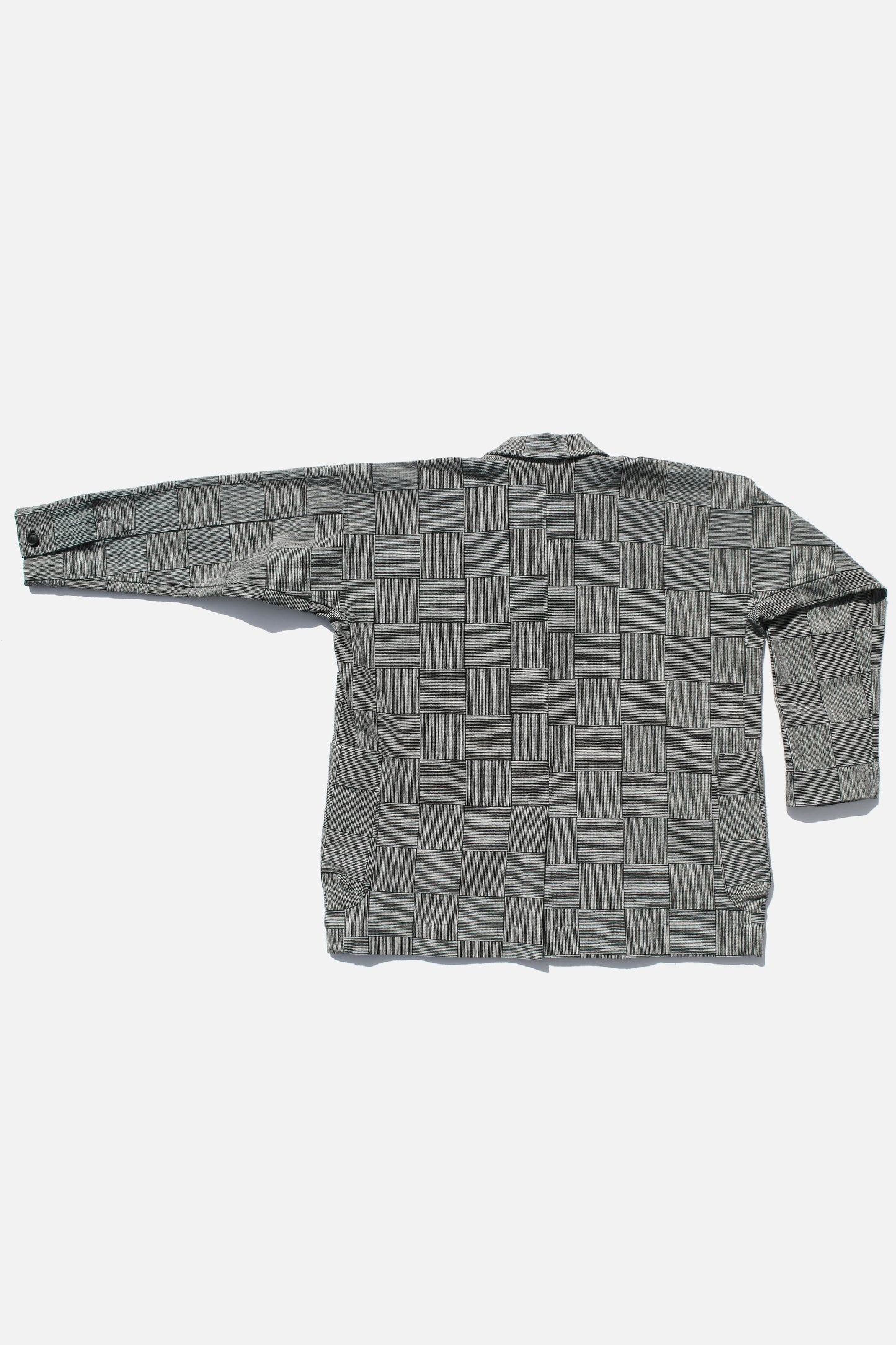 O PROJECT BLOCK STRIPE CLOTH BLAZER