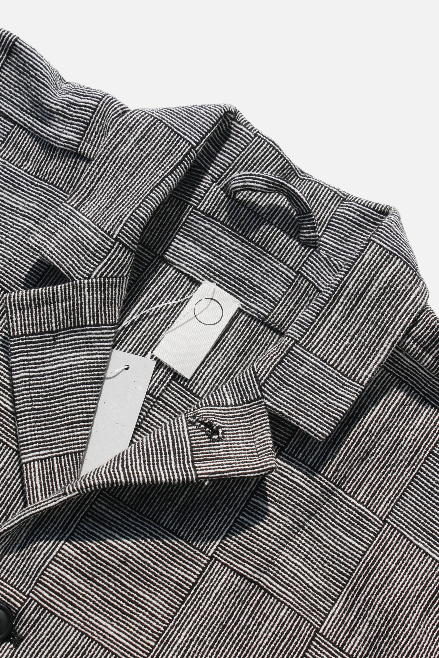 O PROJECT BLOCK STRIPE CLOTH BLAZER