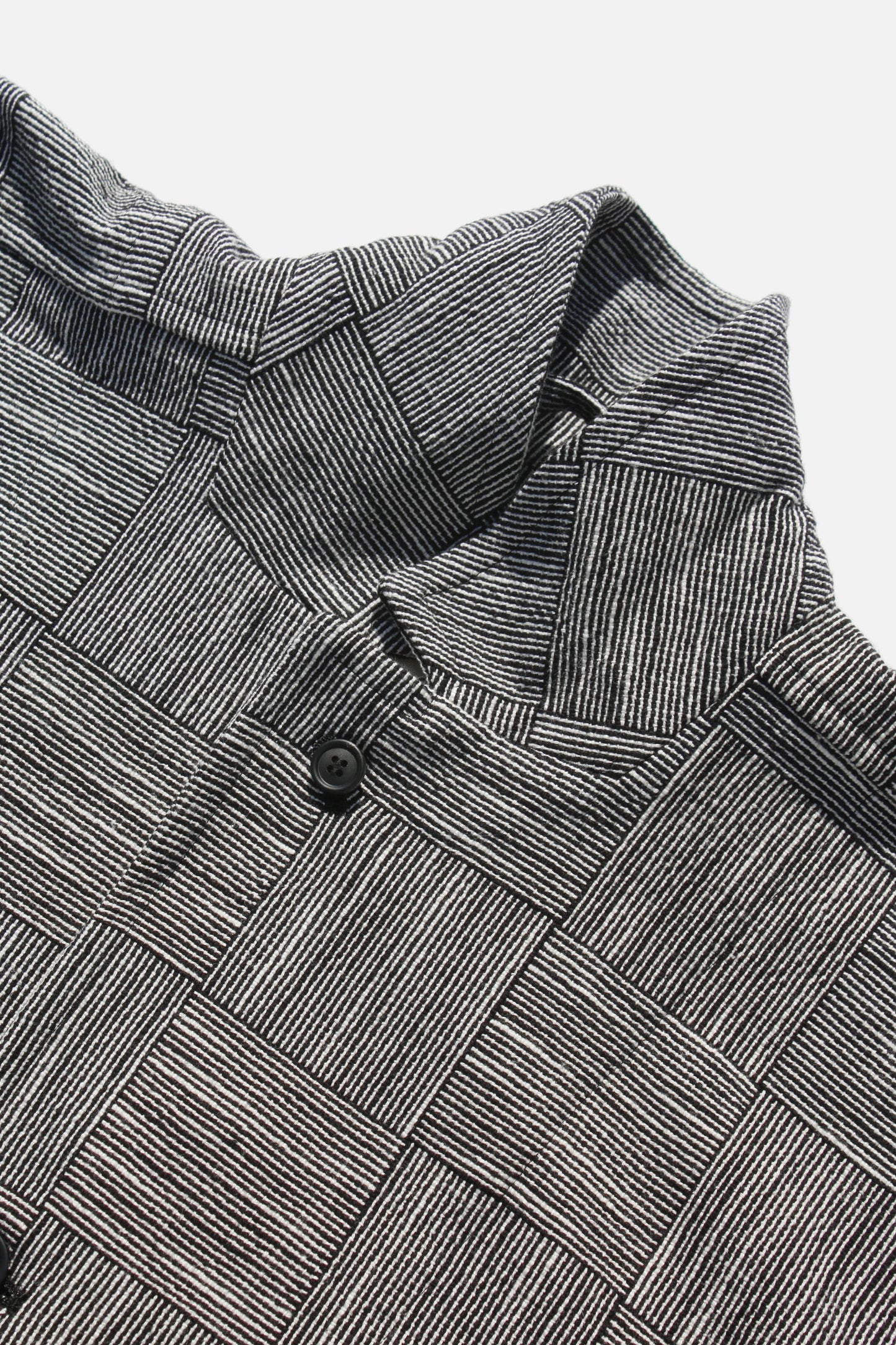 O PROJECT BLOCK STRIPE CLOTH BLAZER