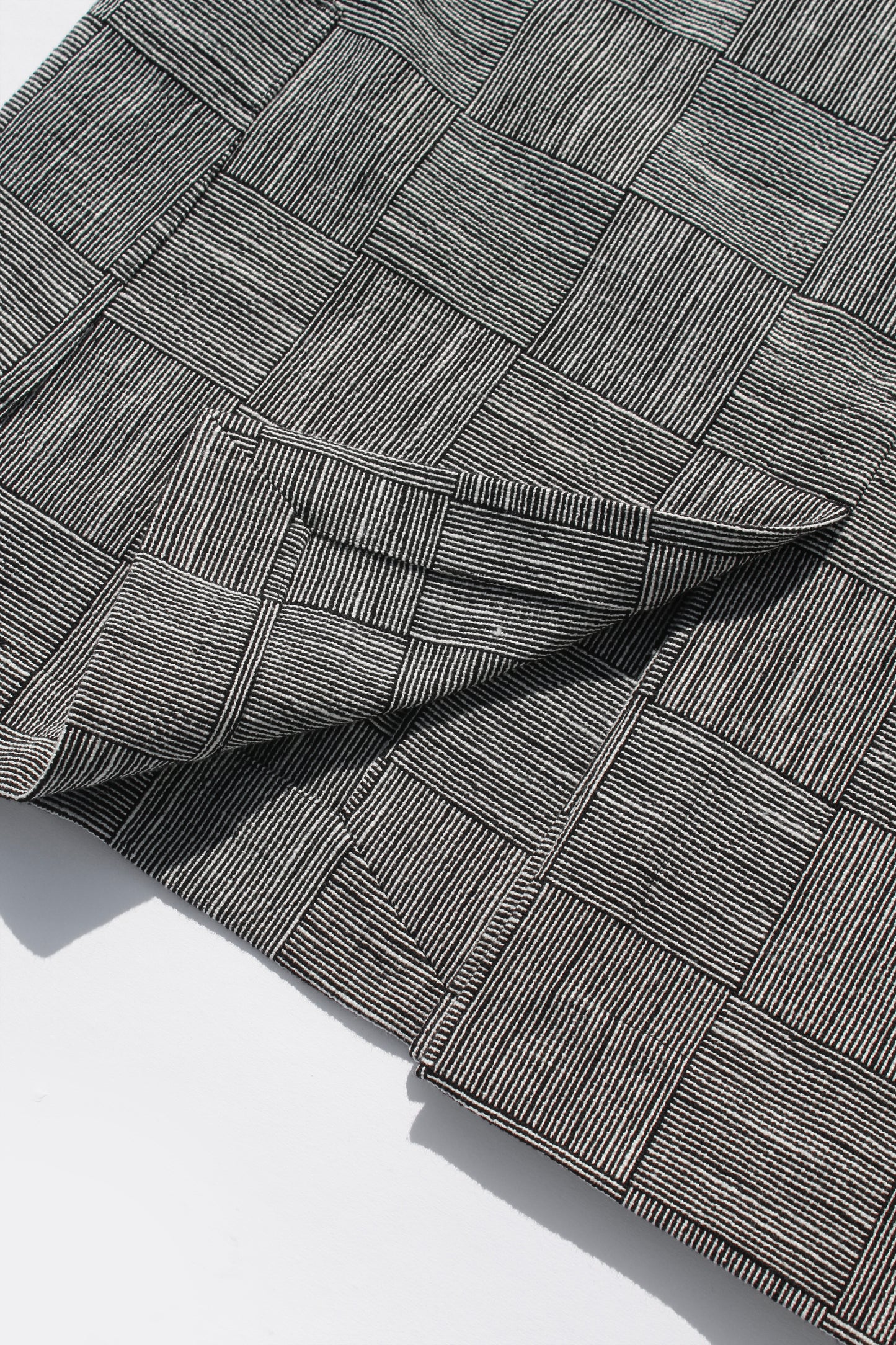 O PROJECT BLOCK STRIPE CLOTH BLAZER