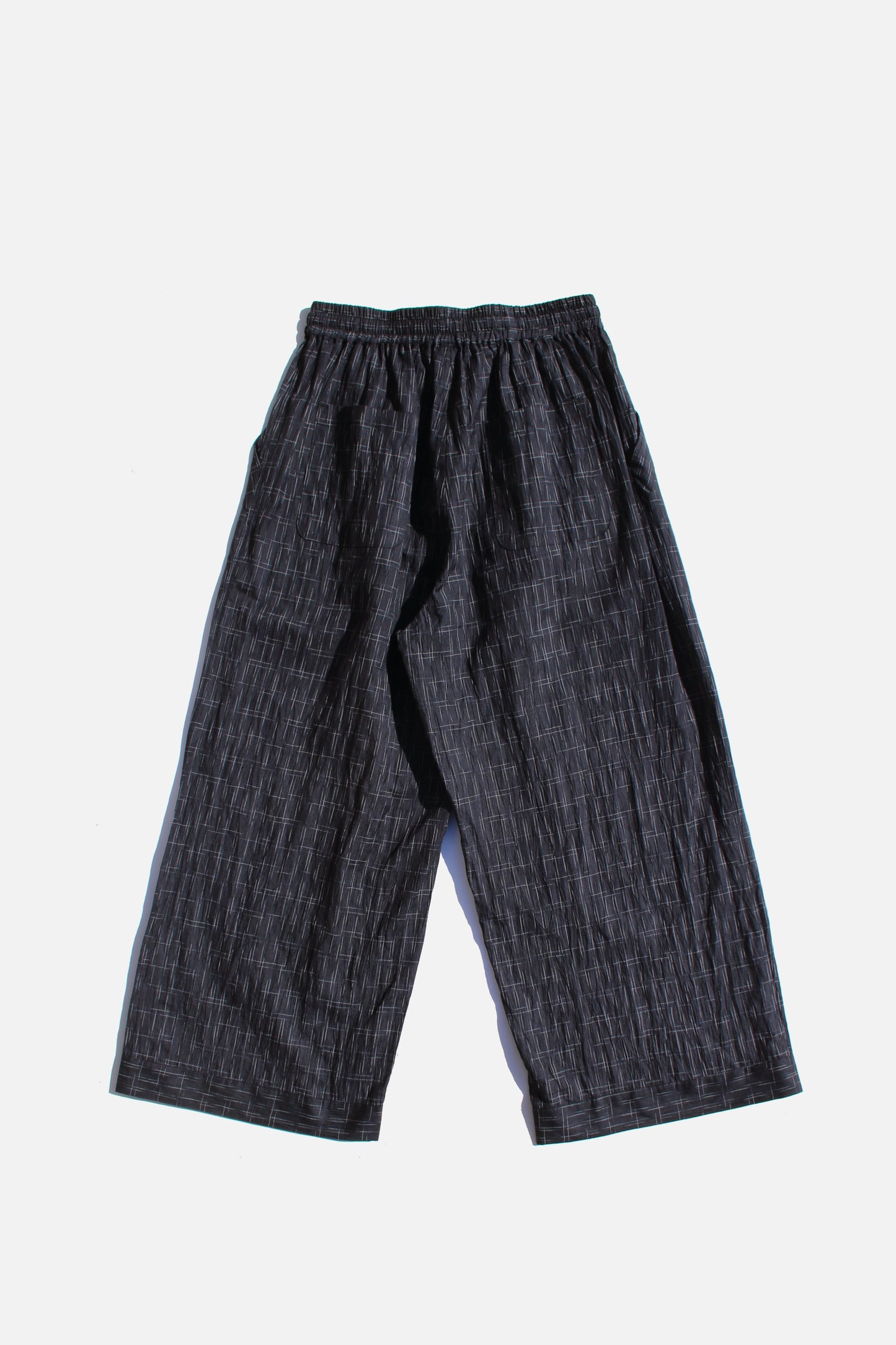 O PROJECT FINE KASURI SHIRTING WIDE PANTS