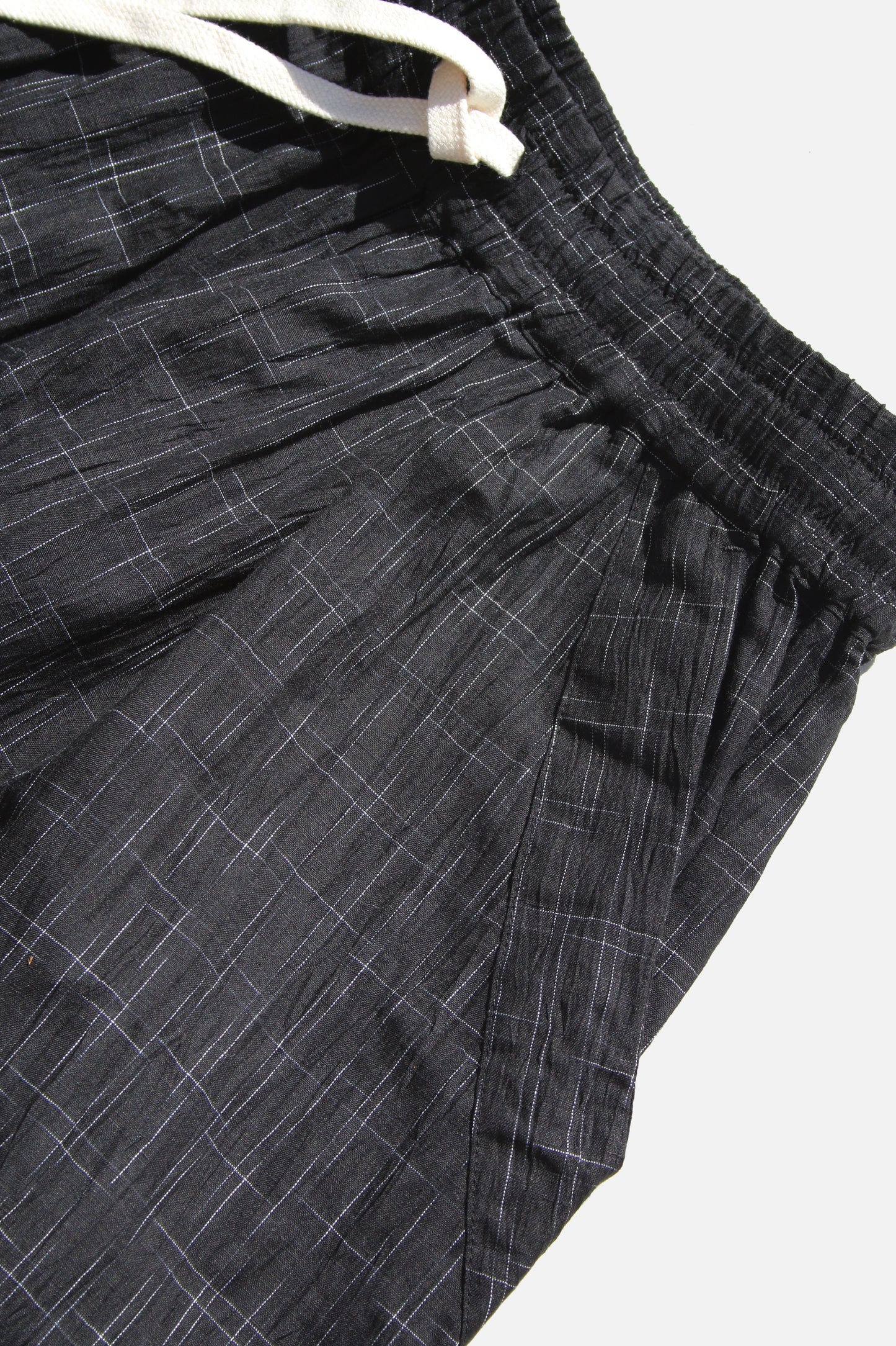 O PROJECT FINE KASURI SHIRTING WIDE PANTS