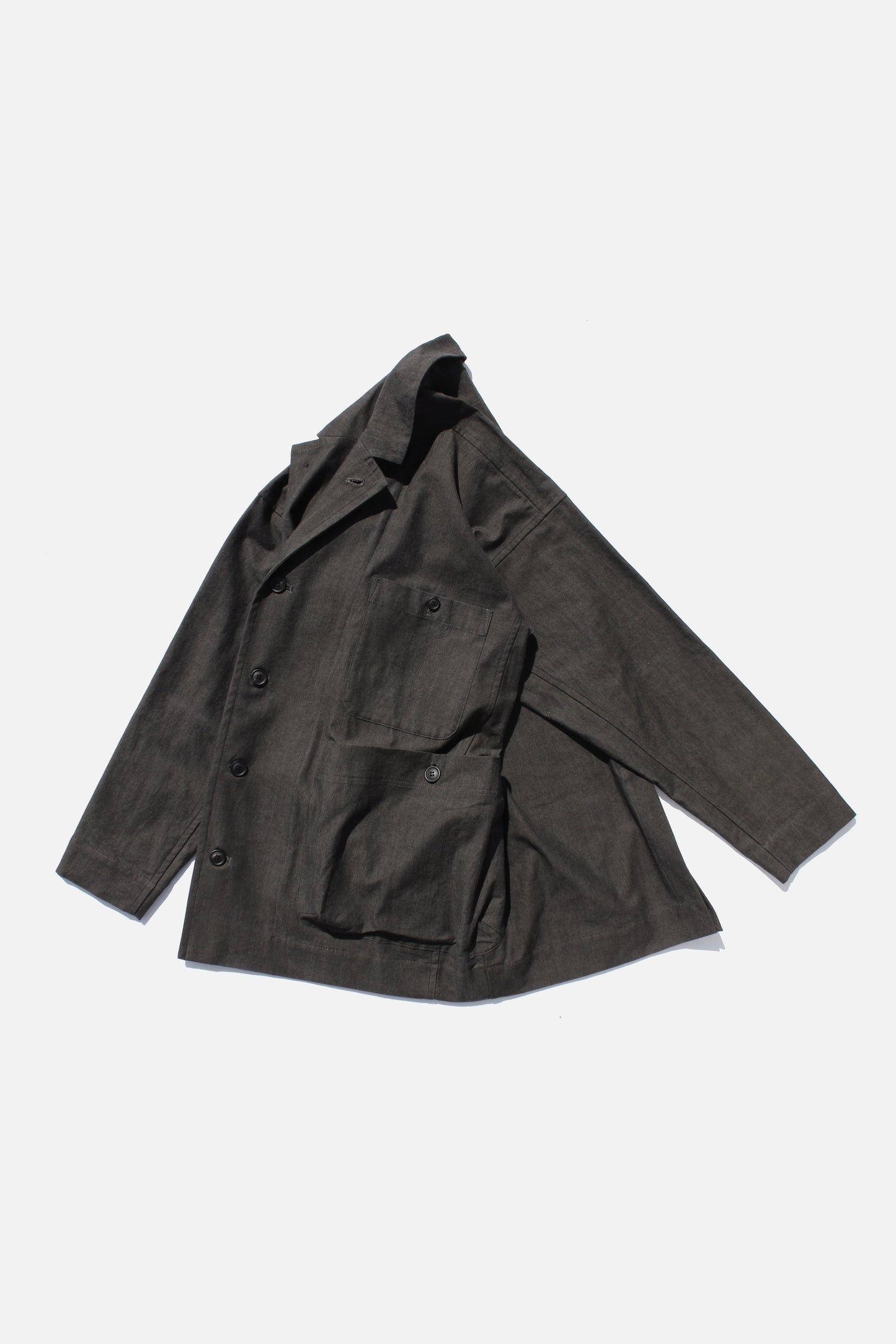 O PROJECT BRUSHED LT CANVAS BLAZER