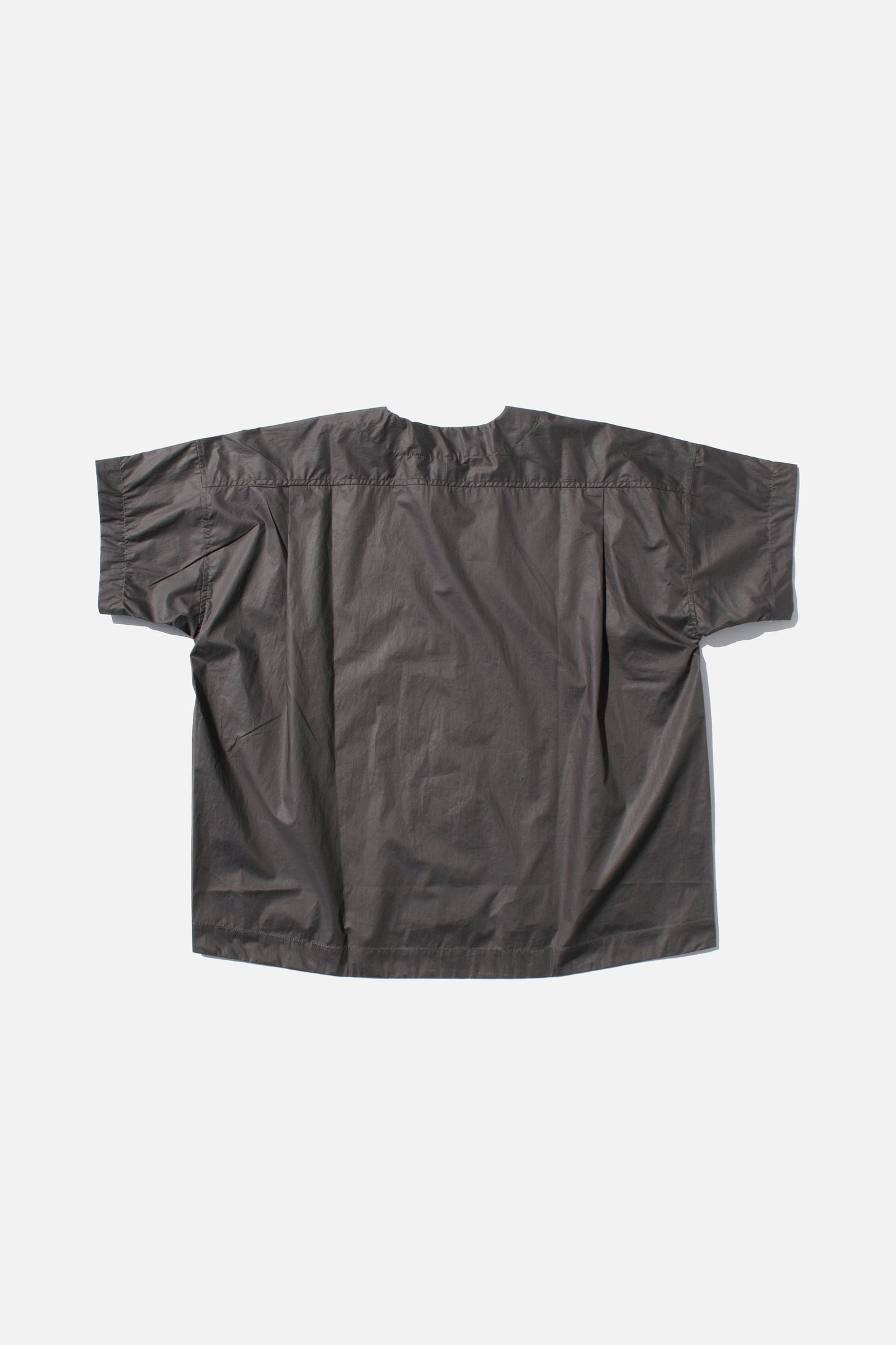 O PROJECT COATED TYPEWRITER WOVEN TEE - DARK GREY