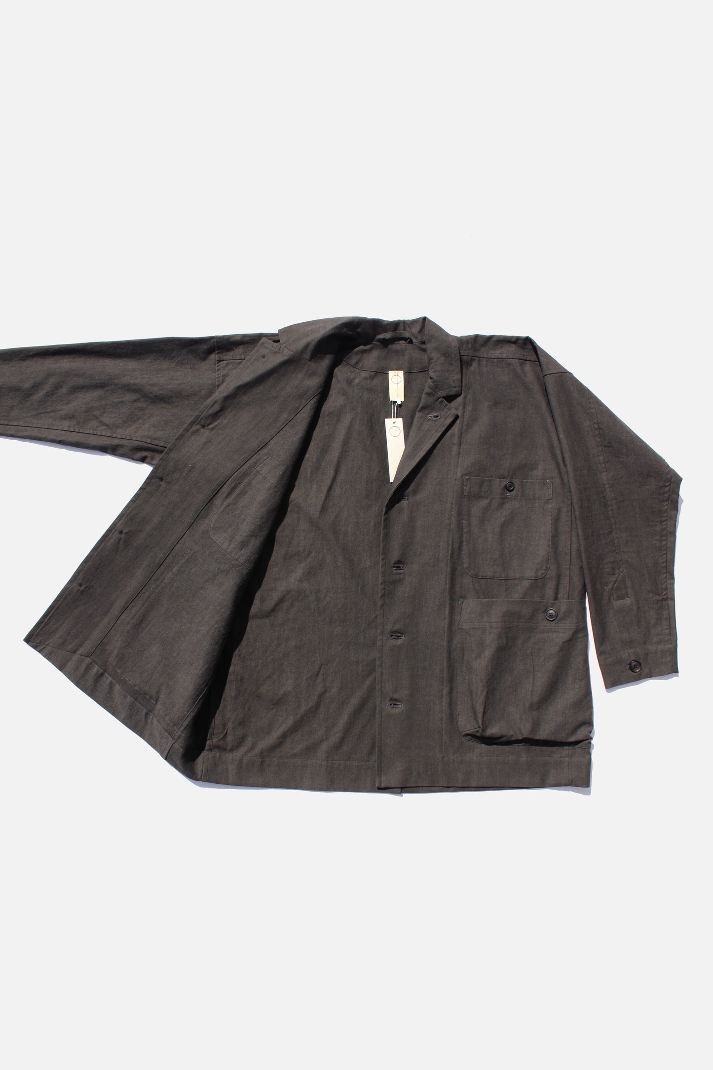 O PROJECT BRUSHED LT CANVAS BLAZER
