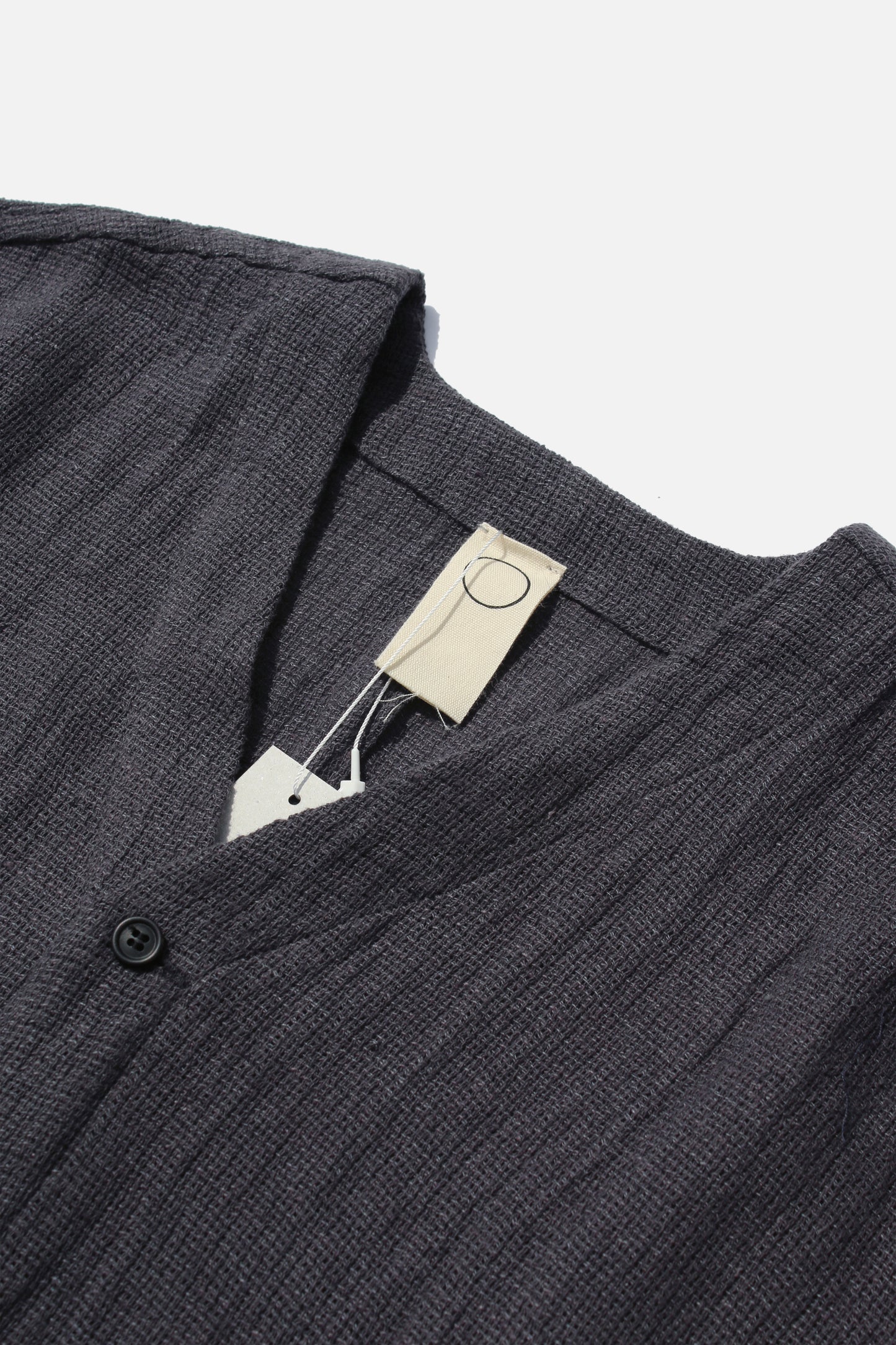 O PROJECT PANAMA MESH CLOTH TUNIC - ANTHRACITE