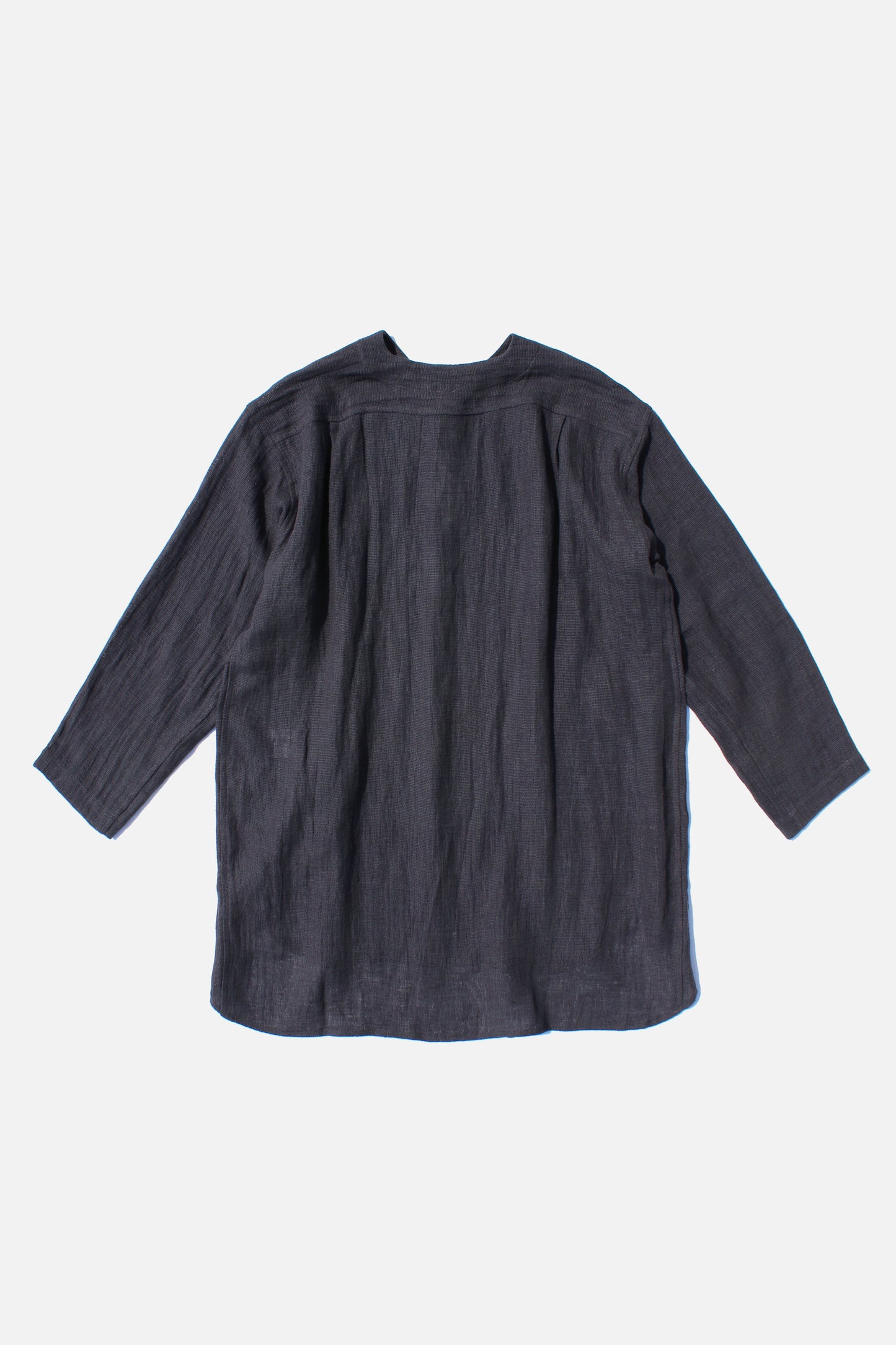 O PROJECT PANAMA MESH CLOTH LONG SHIRT - ANTHRACITE