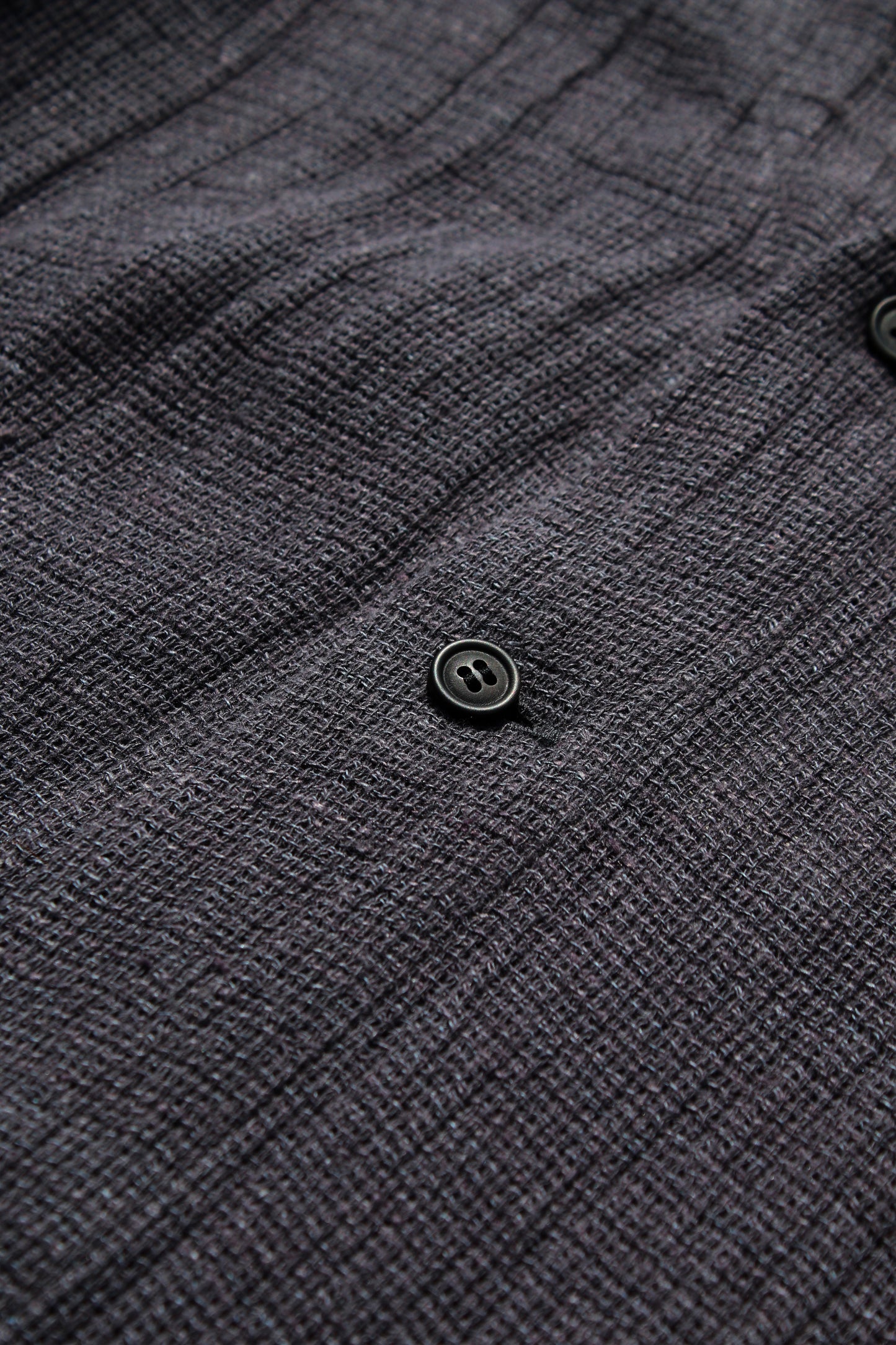 O PROJECT PANAMA MESH CLOTH LONG SHIRT - ANTHRACITE