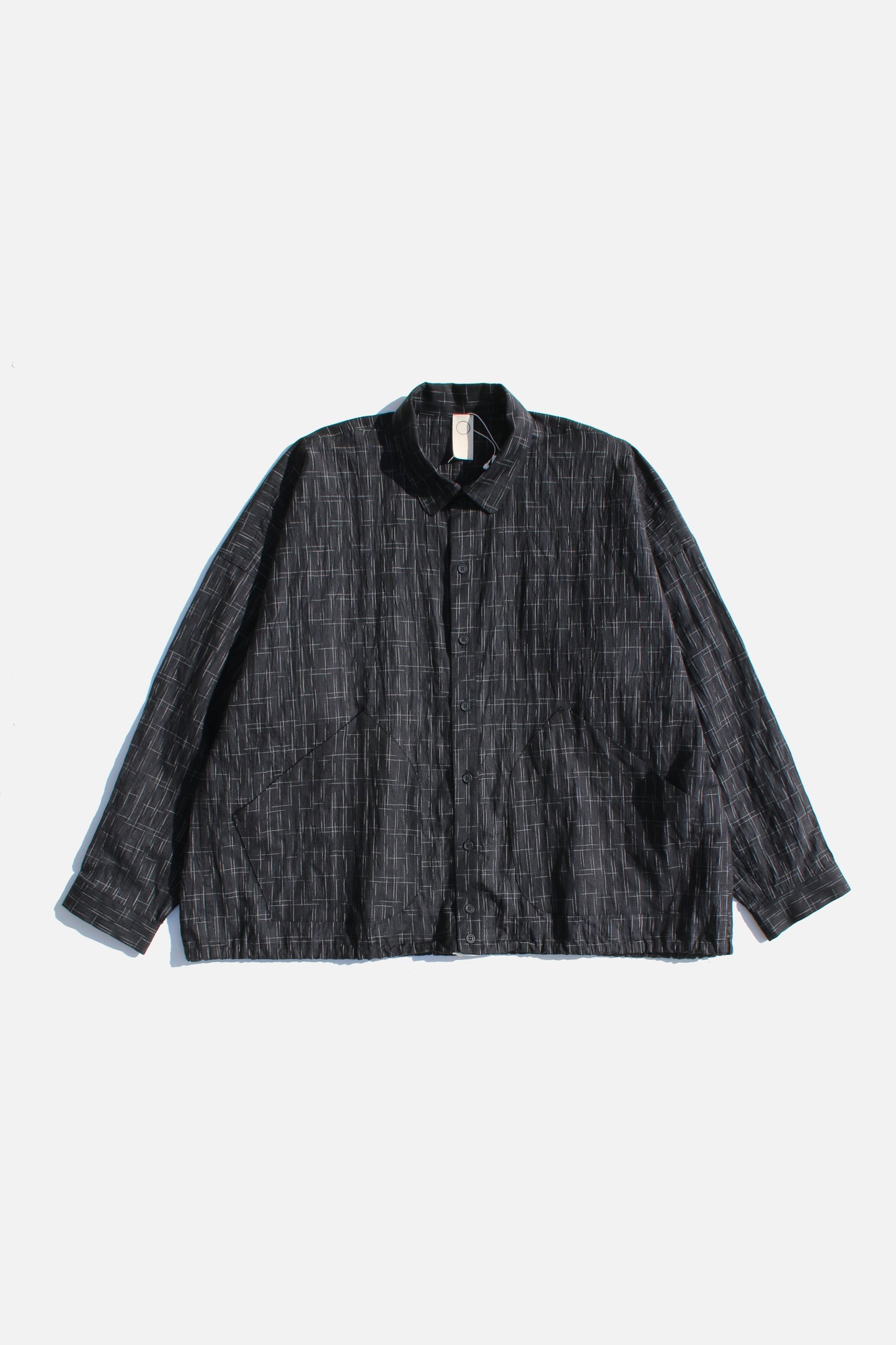 O PROJECT FINE KASURI SHIRTING BALLOON SHIRT