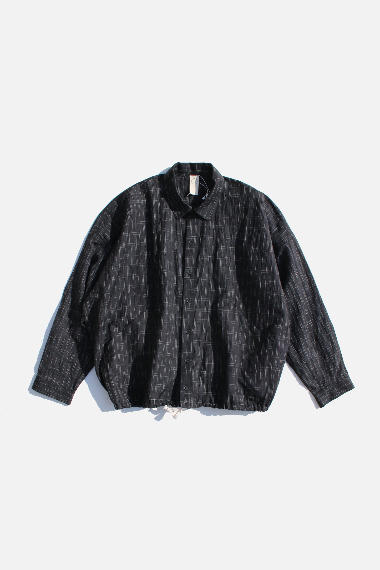 O PROJECT FINE KASURI SHIRTING BALLOON SHIRT