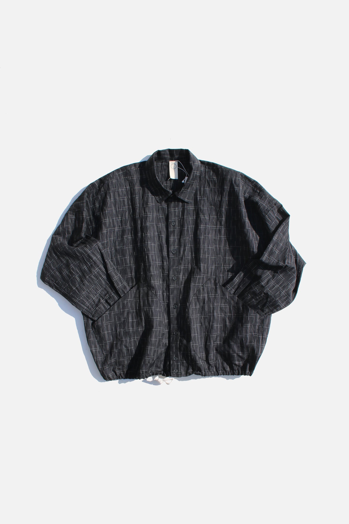 O PROJECT FINE KASURI SHIRTING BALLOON SHIRT