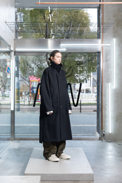 VOAAOV S100 WOOL BEAVER COAT