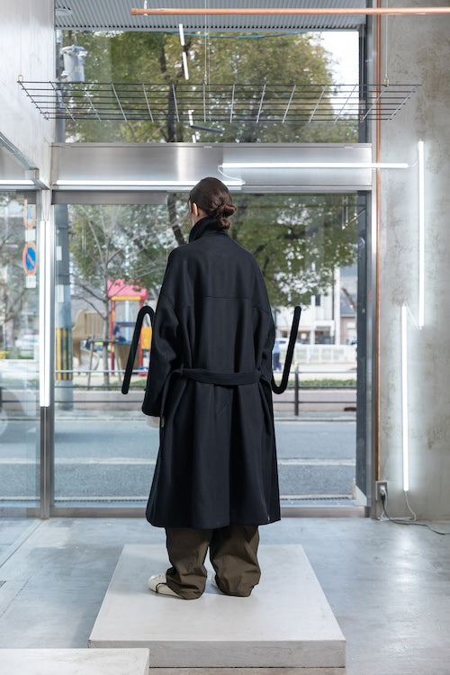 VOAAOV S100 WOOL BEAVER COAT