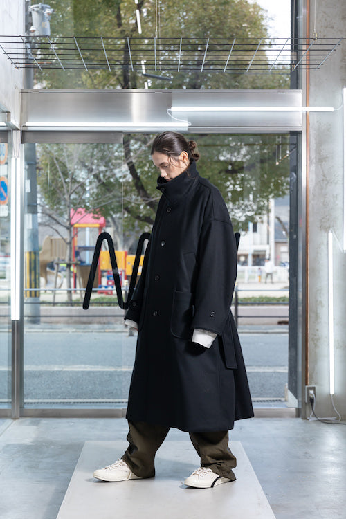 VOAAOV S100 WOOL BEAVER COAT