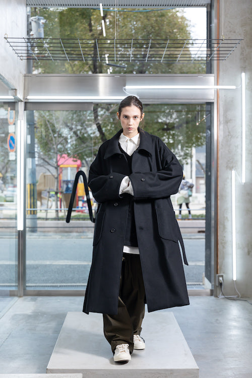 VOAAOV S100 WOOL BEAVER COAT