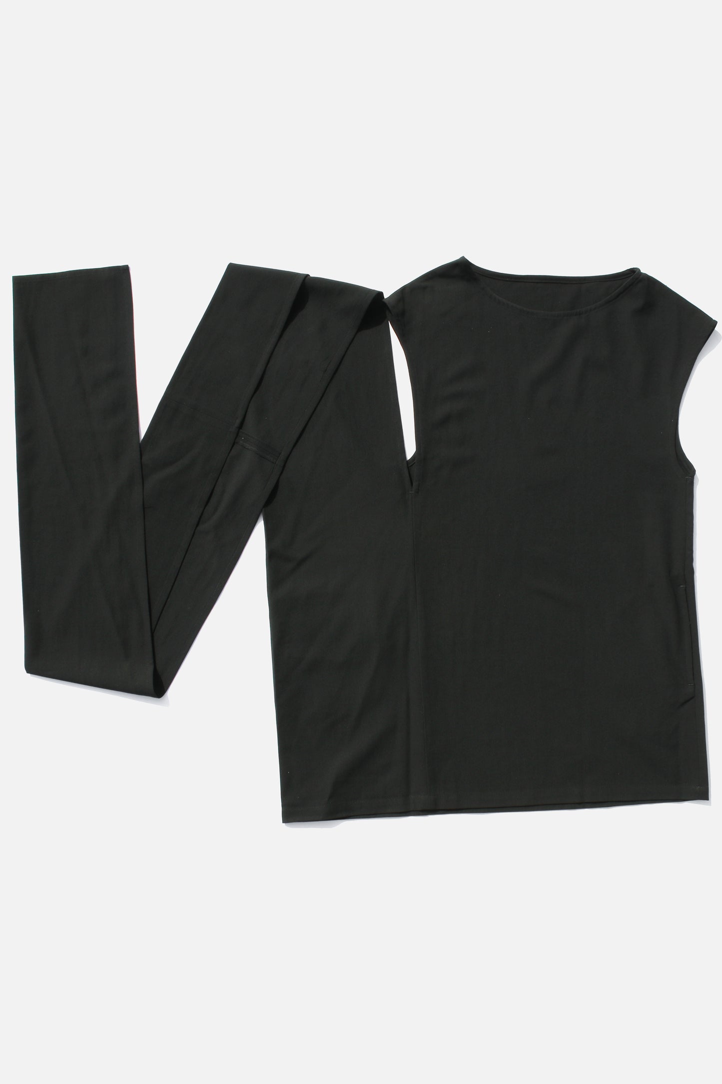LIMI feu STOLE DRESS BLACK