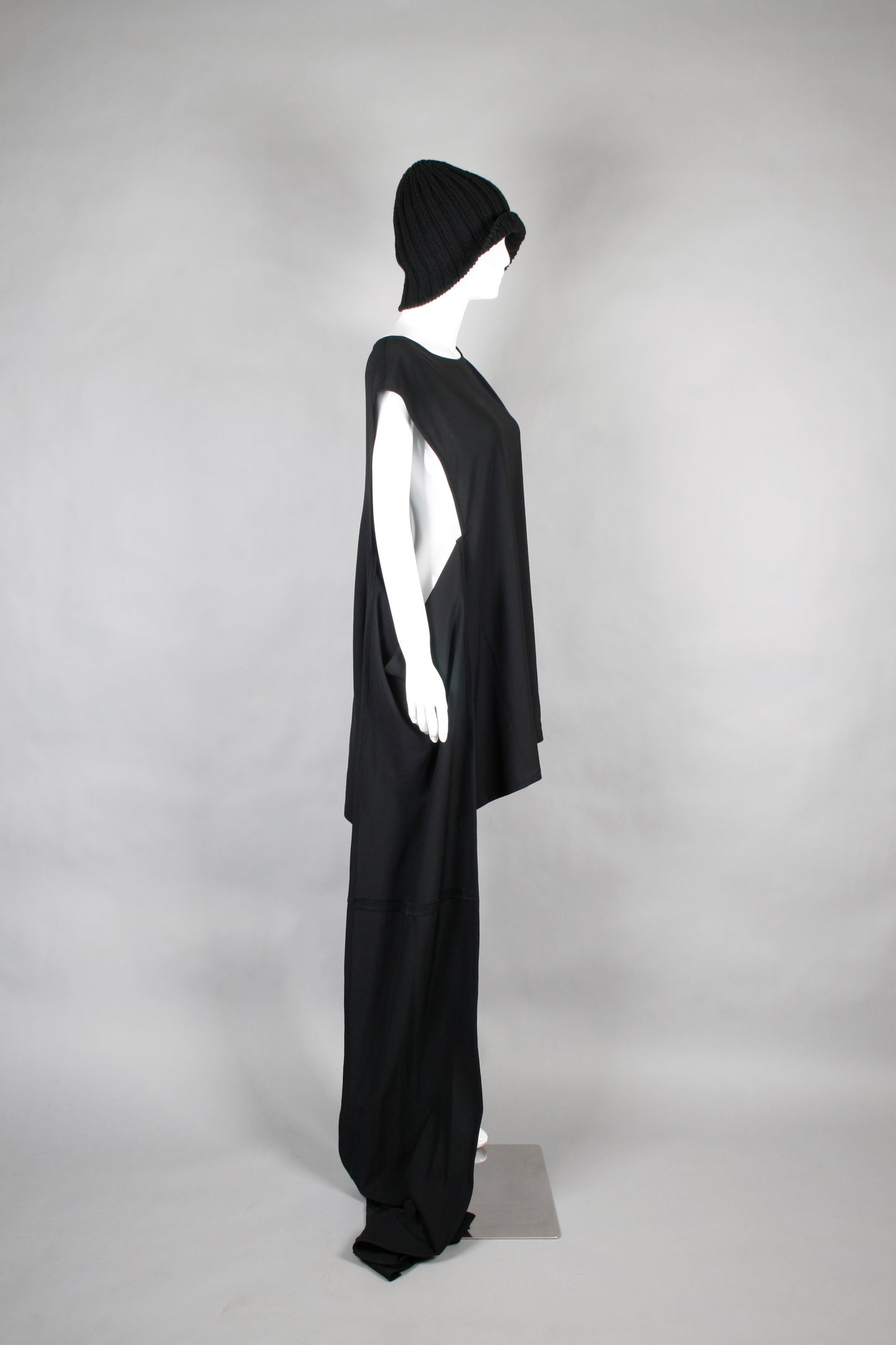 LIMI feu STOLE DRESS BLACK