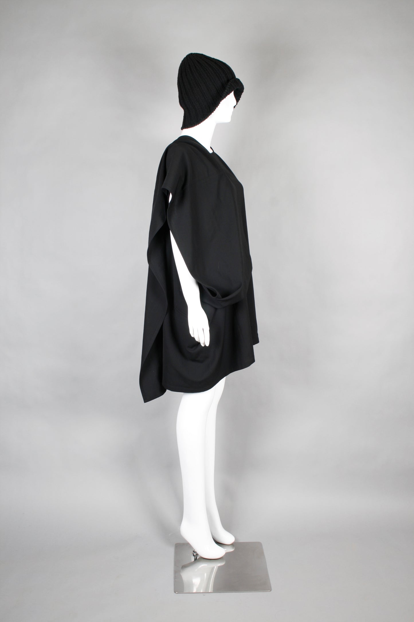 LIMI feu STOLE DRESS BLACK