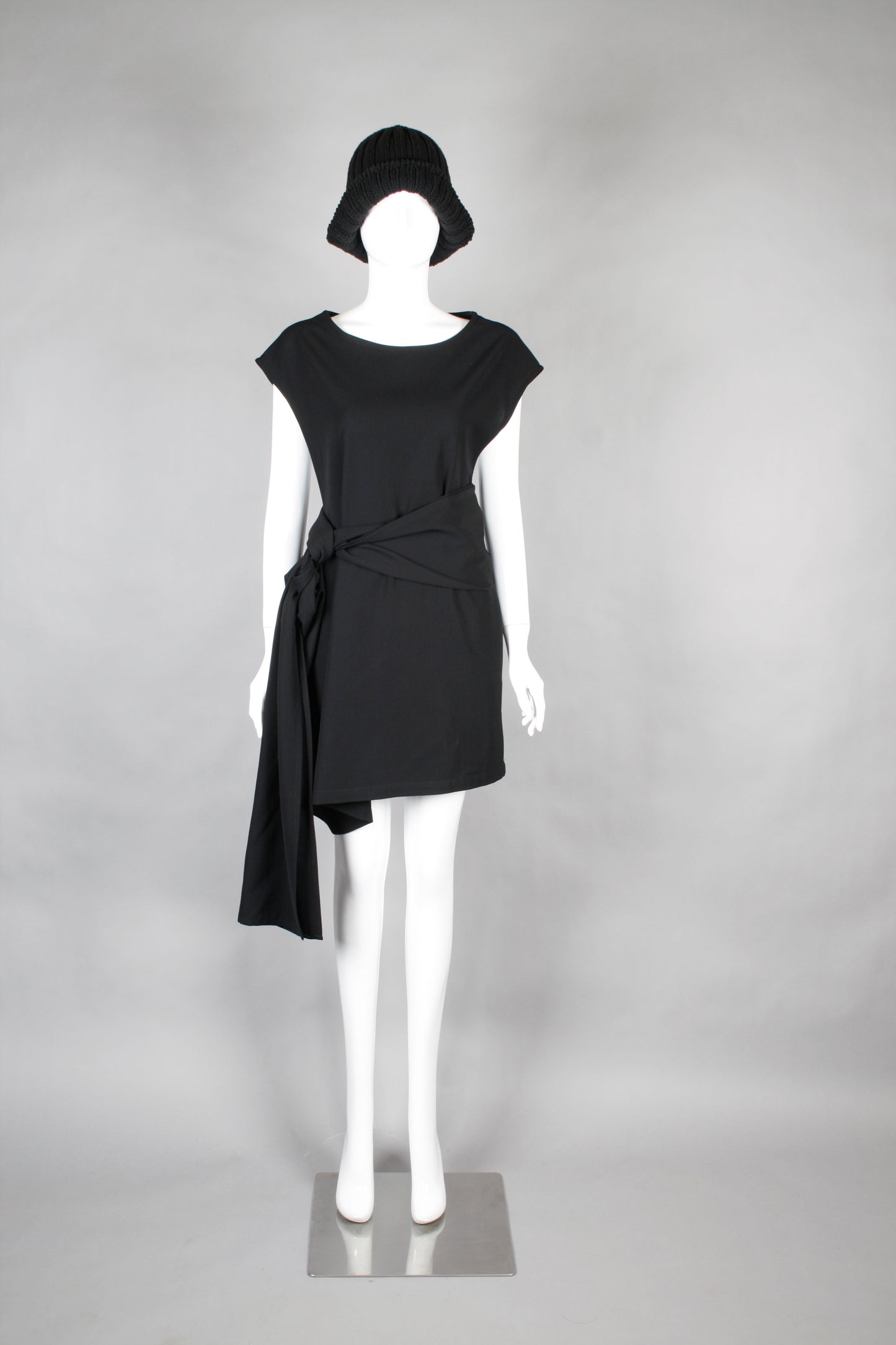 LIMI feu STOLE DRESS BLACK