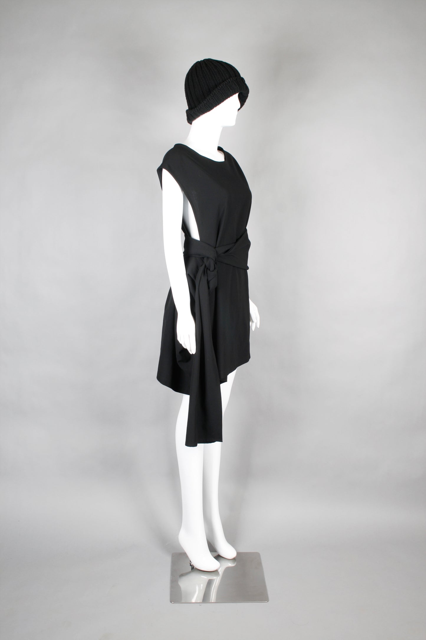 LIMI feu STOLE DRESS BLACK