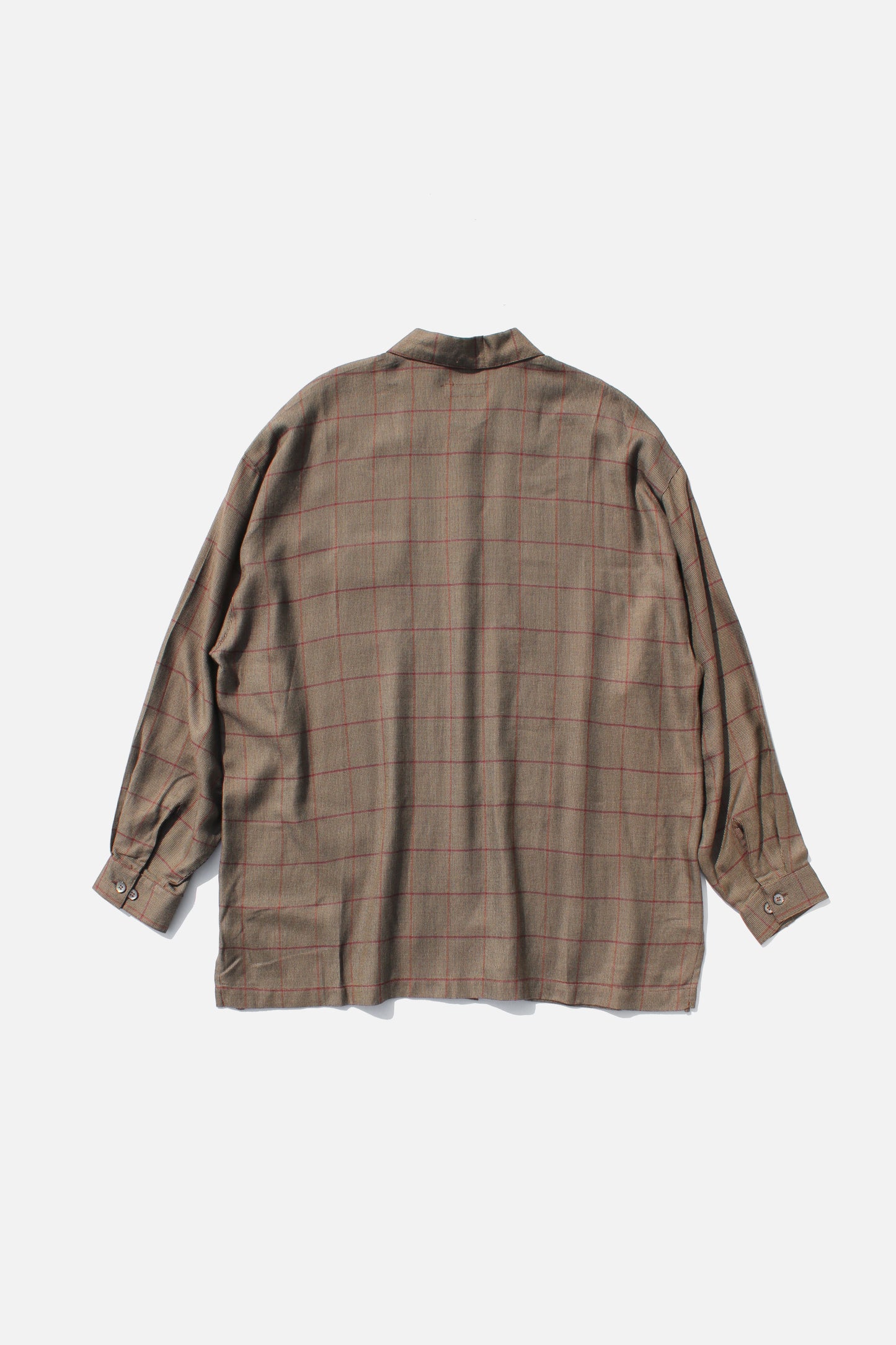 DIPLOMAT CLUB CHECK SHIRT BROWN CHECK