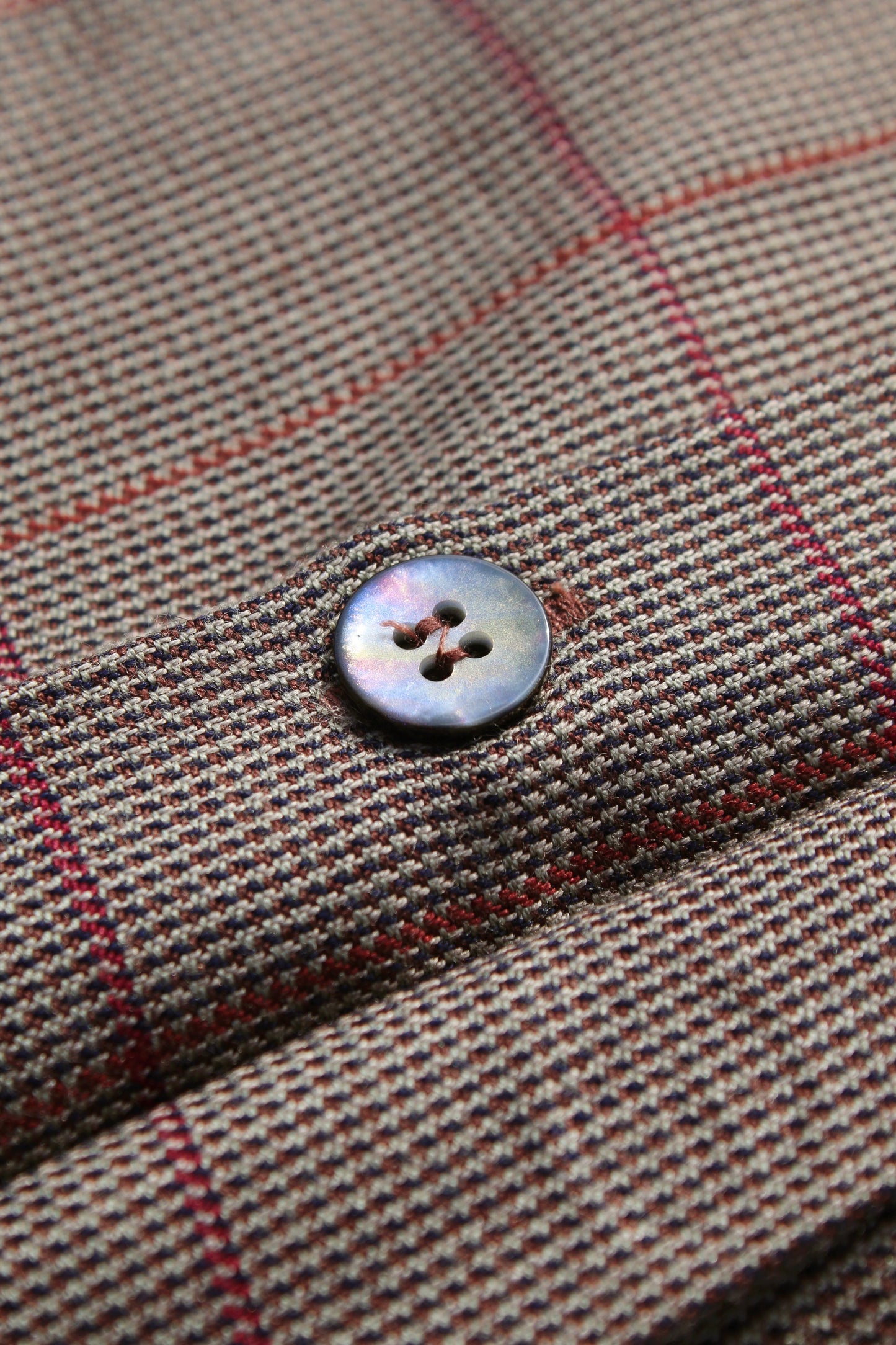 DIPLOMAT CLUB CHECK SHIRT BROWN CHECK